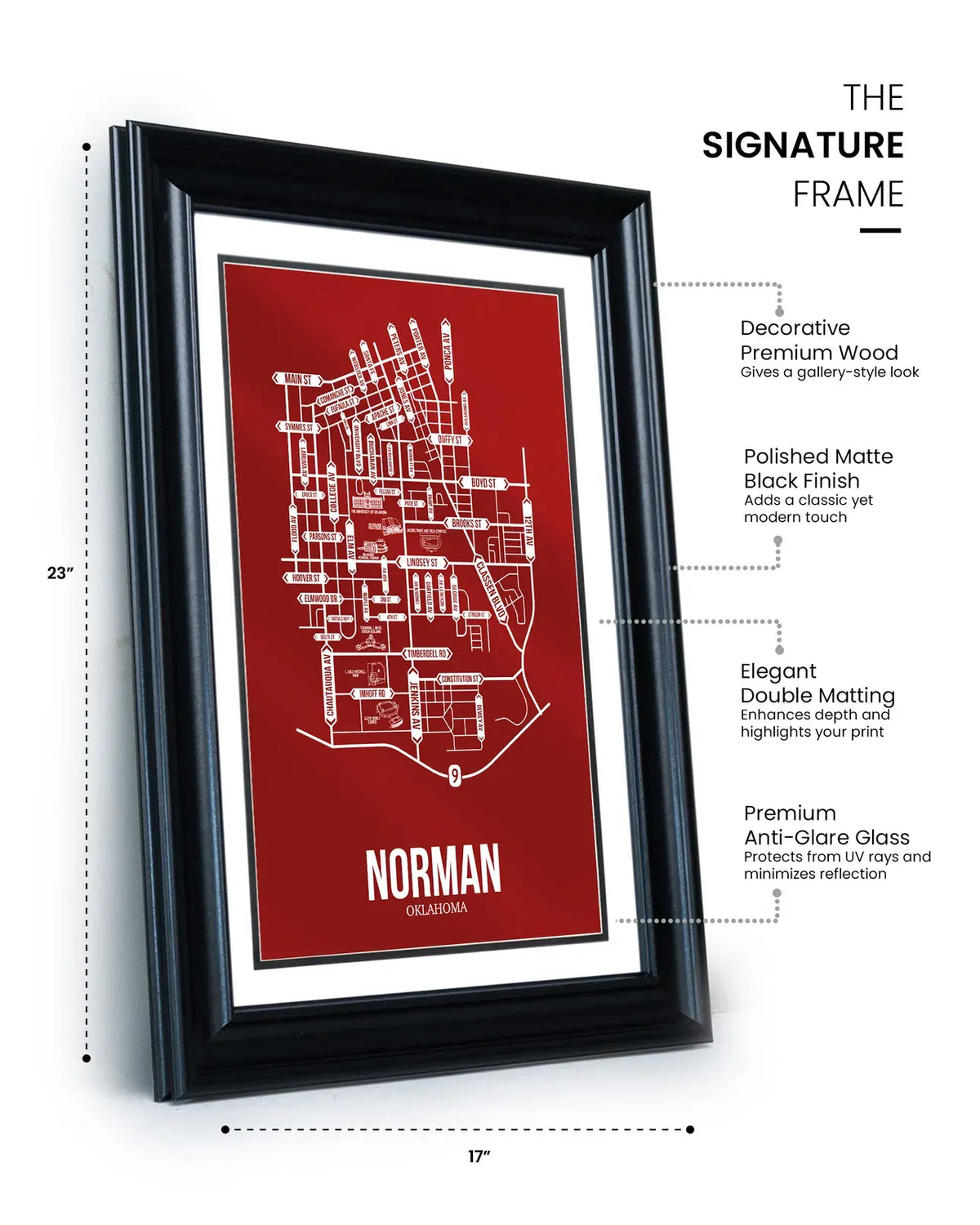 Norman, Oklahoma street map 14