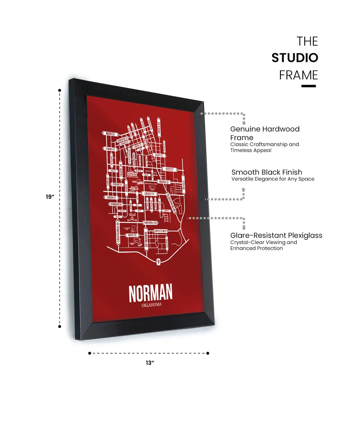 Norman, Oklahoma street map 11