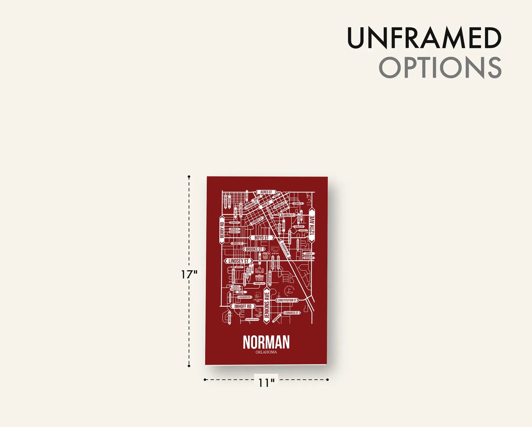 Norman, Oklahoma street map 17