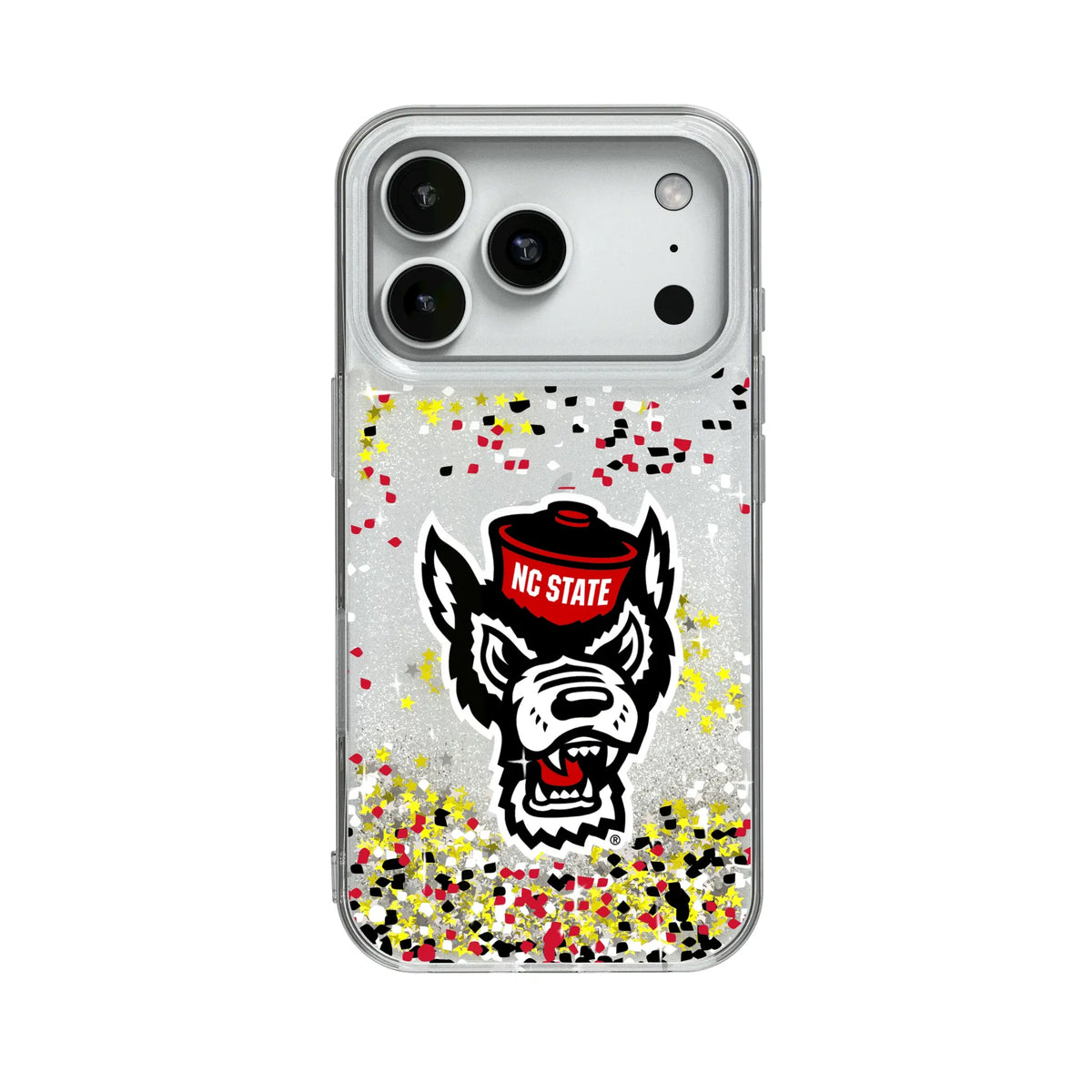 North Carolina State University Wolfpack Confetti Glitter Phone Case 19