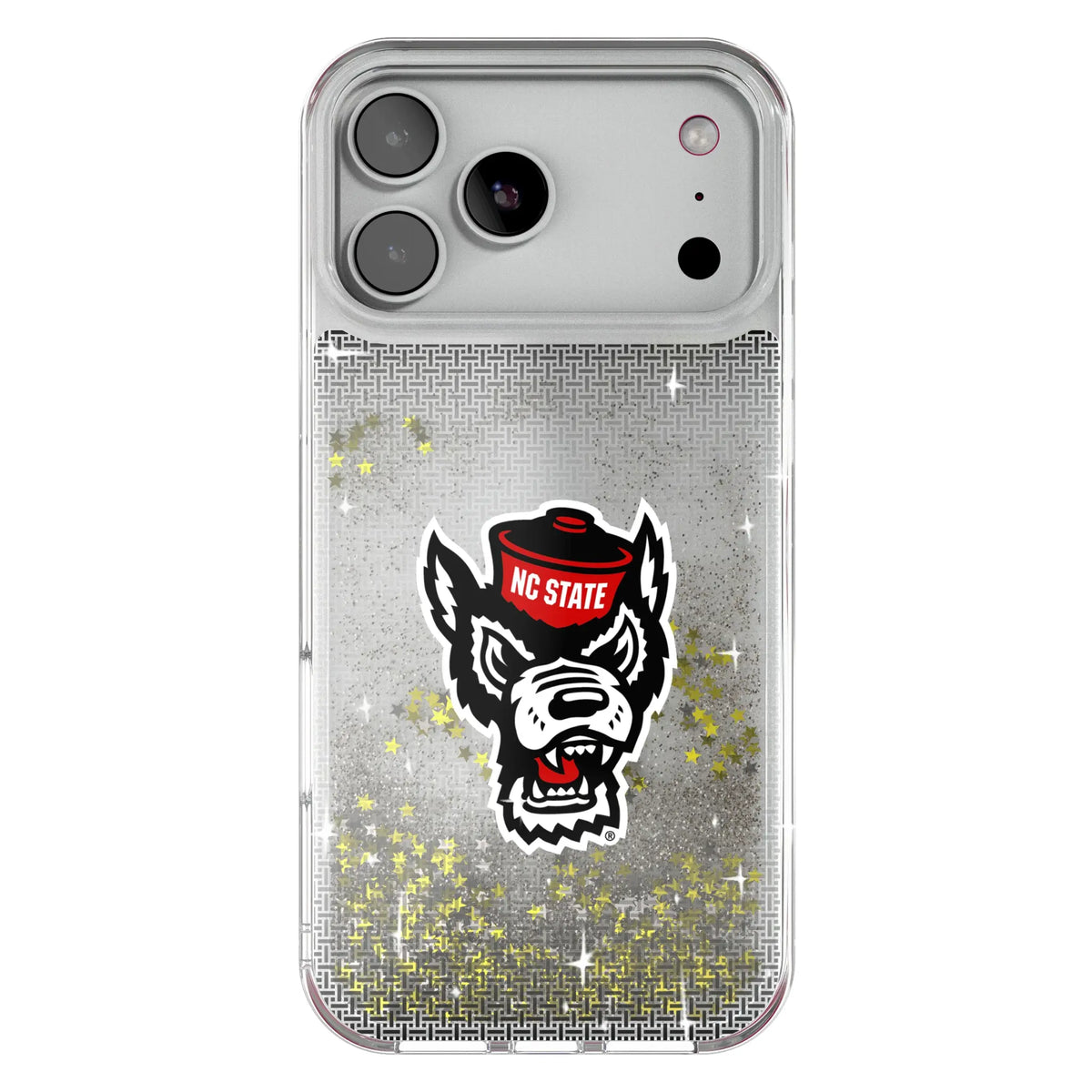 North Carolina State University Wolfpack Linen Glitter Phone Case 19