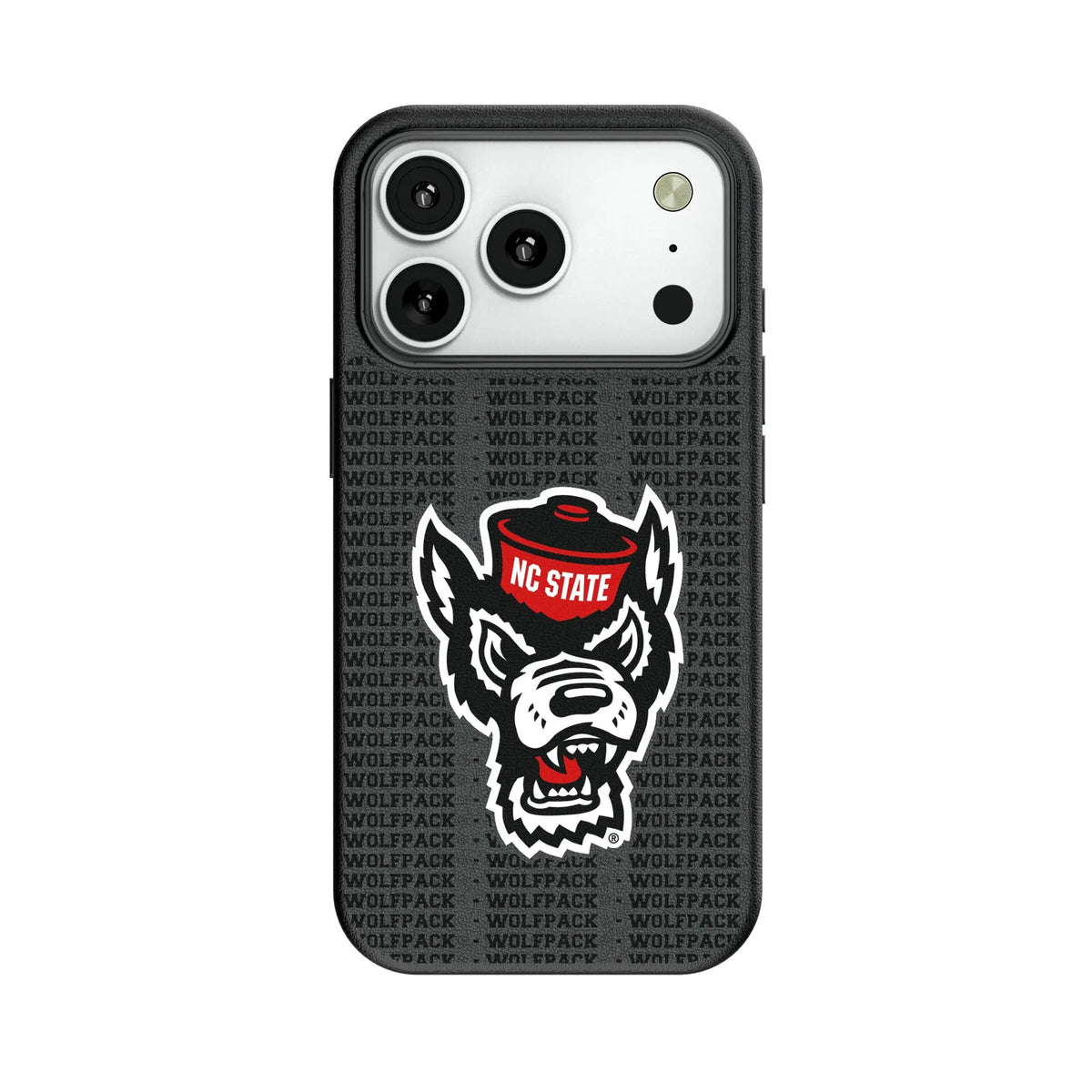 North Carolina State University Wolfpack Text Backdrop MagSafe Compatible Phone Case for Apple iPhone 7
