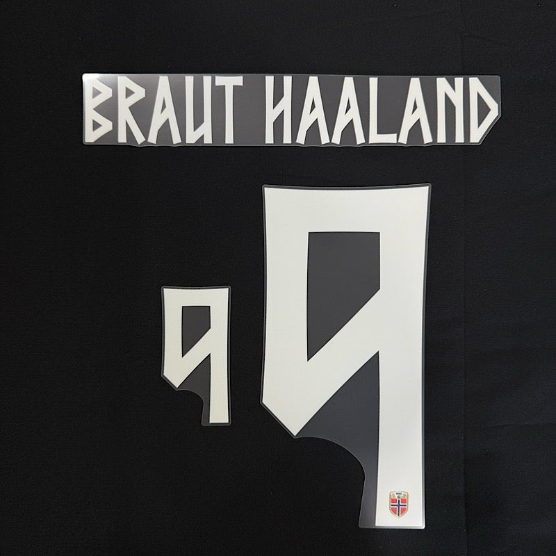 Norway 2026- Home BRAUT HAALAND #9 Official Name Set 1