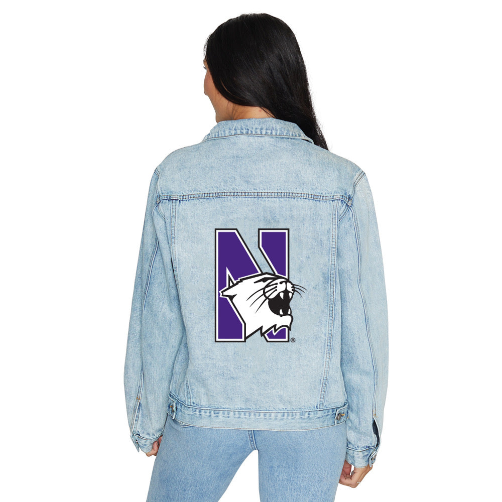 Northwestern Wildcats Denim Jacket | lojobands