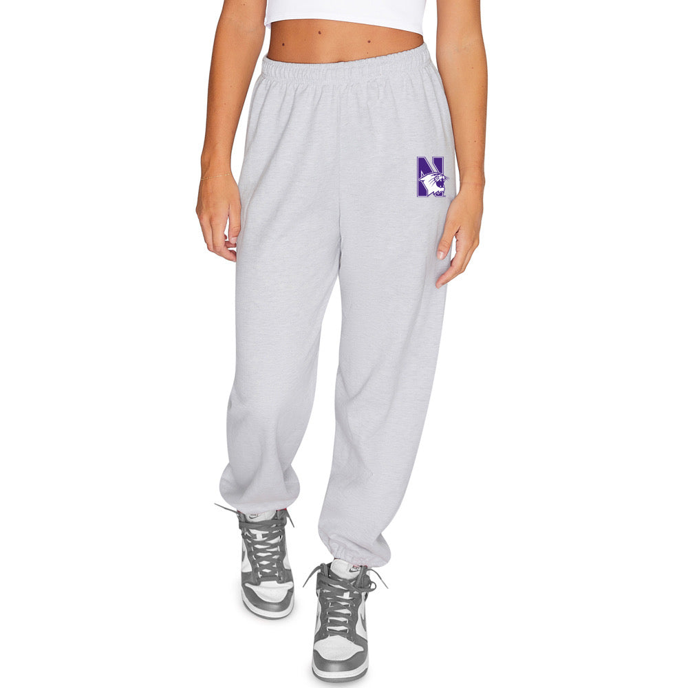 Northwestern Wildcats Gray Sweatpants | lojobands