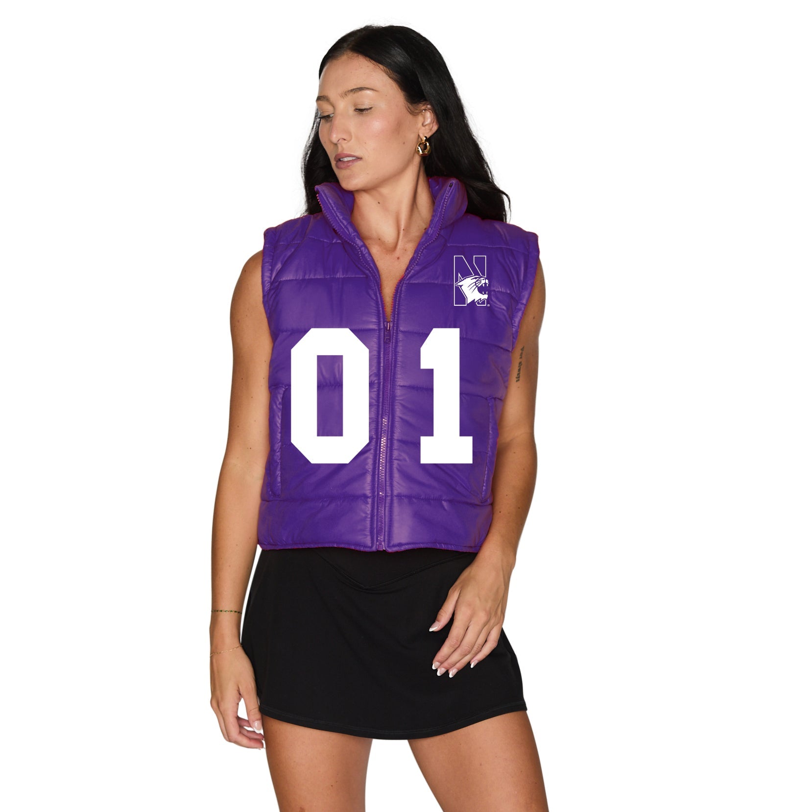 Northwestern Puffer Vest | lojobands