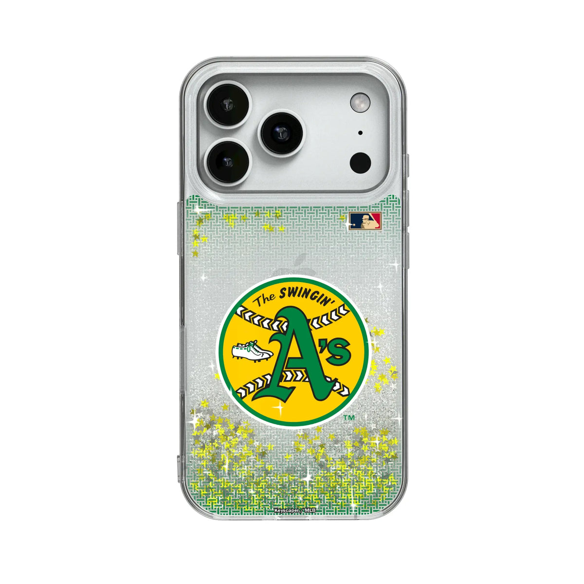 Oakland As 1971-1981 - Cooperstown Collection Linen Glitter Phone Case 18