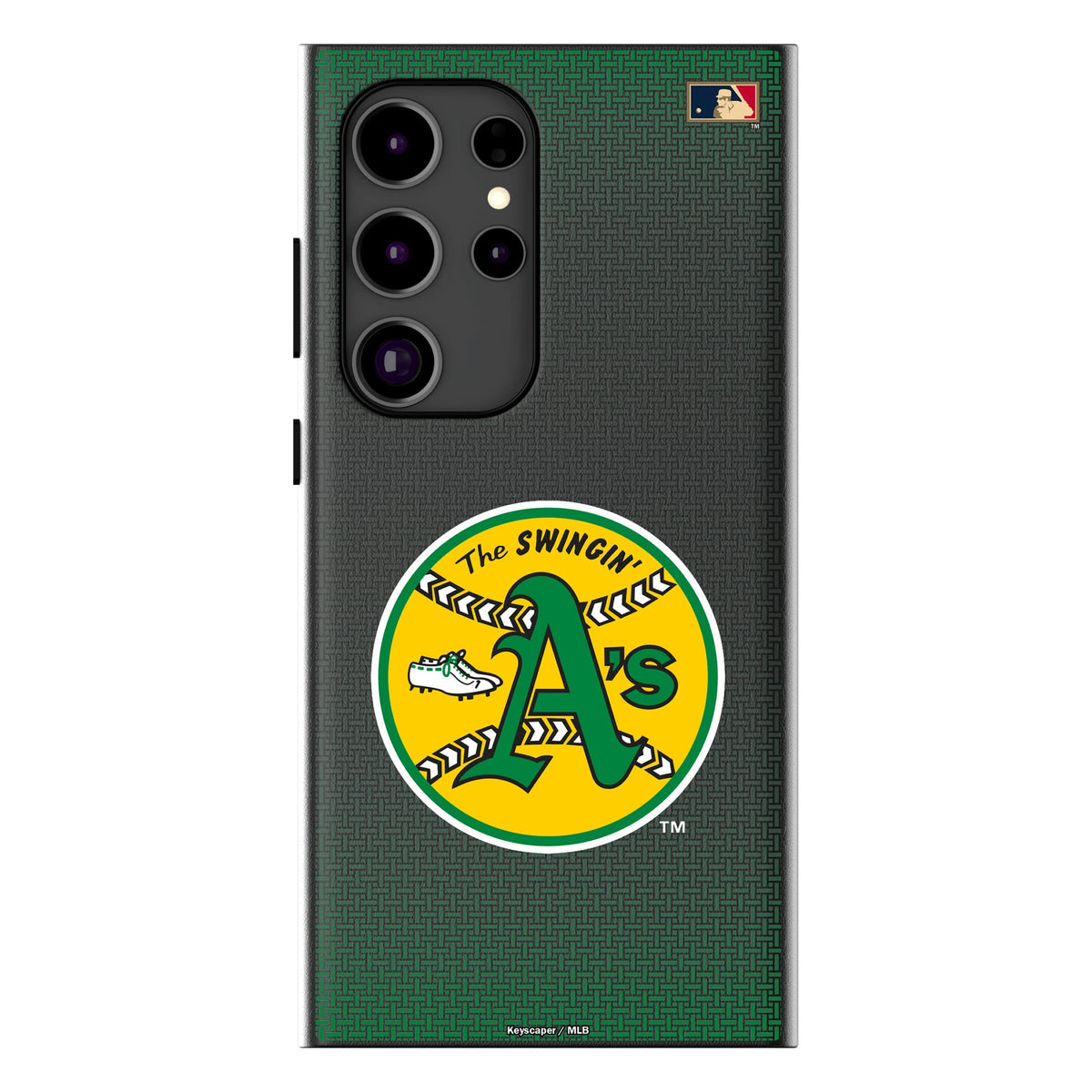 Oakland As 1971-1981 - Cooperstown Collection Linen MagSafe Compatible Phone Case for Samsung Galaxy 17