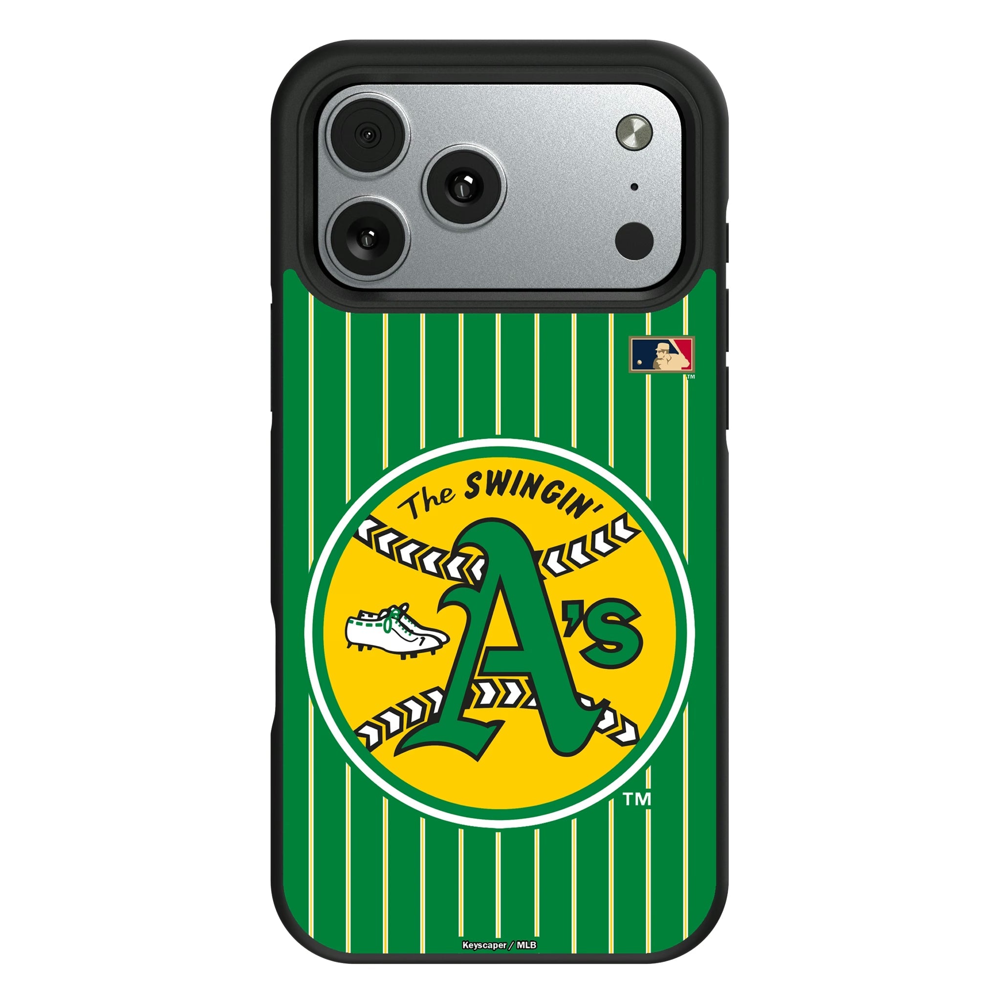 Oakland As 1971-1981 - Cooperstown Collection Pinstripe Bump Phone Case 11