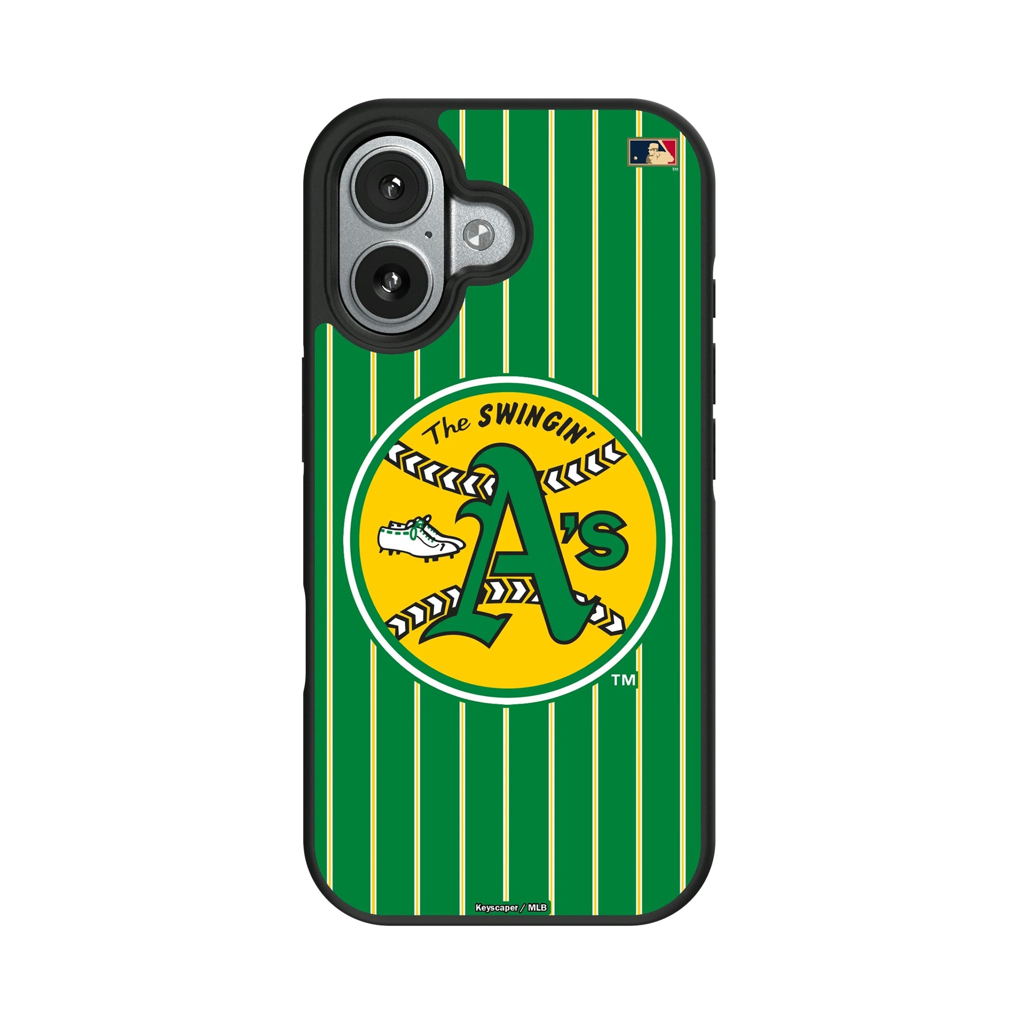 Oakland As 1971-1981 - Cooperstown Collection Pinstripe Bump Phone Case 8