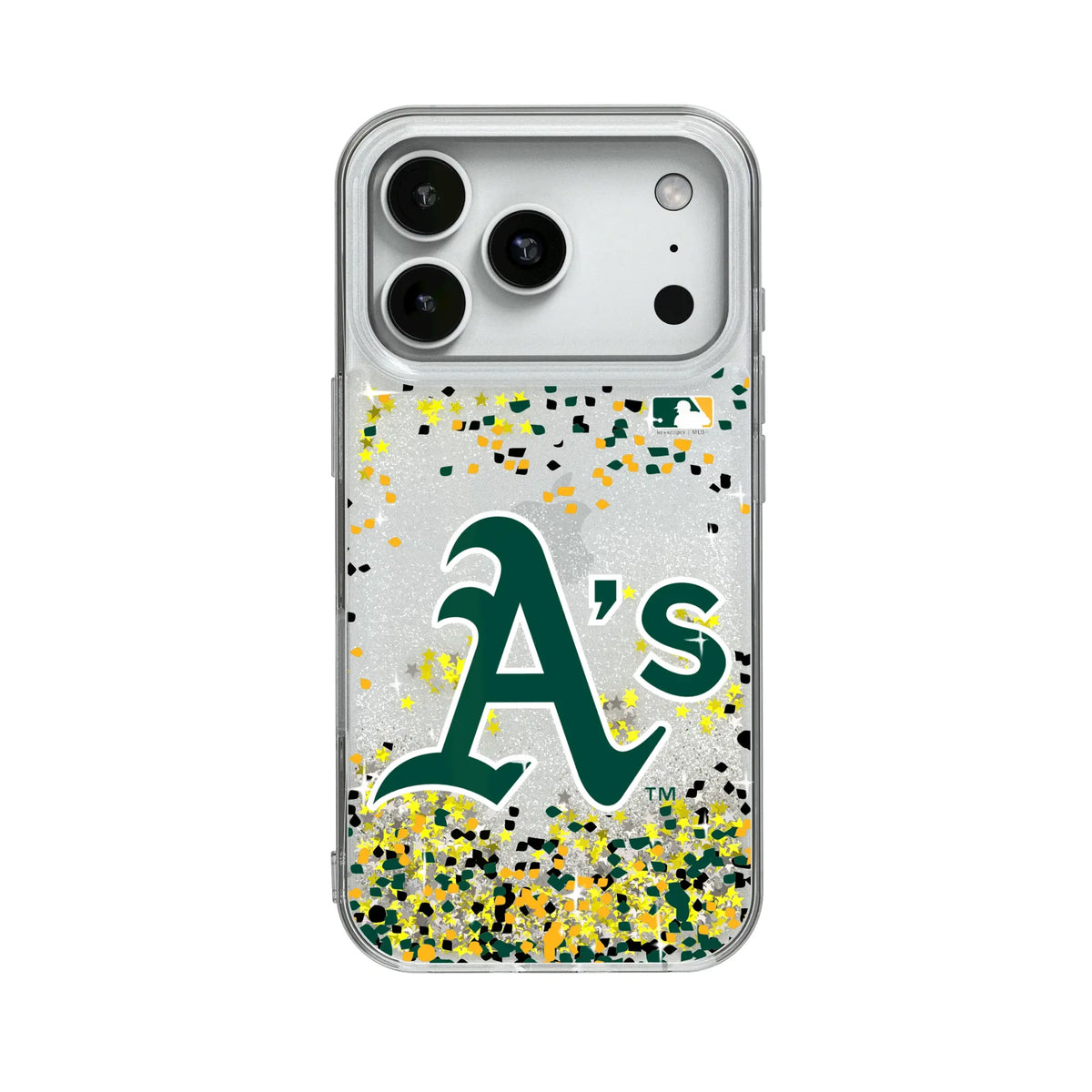 Oakland Athletics Confetti Glitter Phone Case for Apple iPhone 17