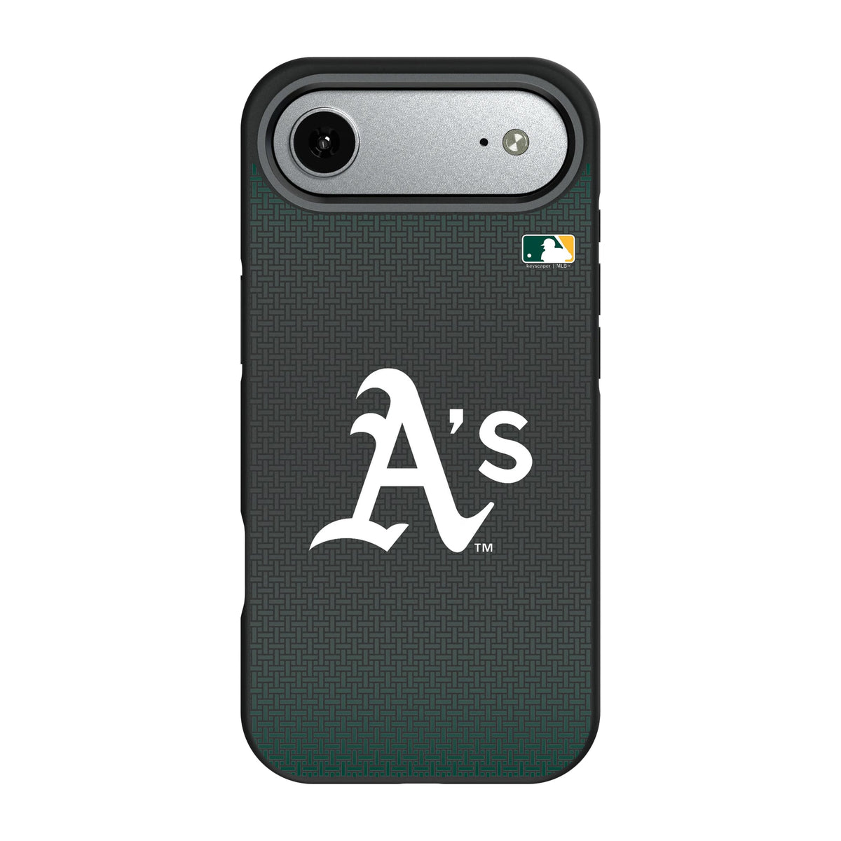 Oakland Athletics Linen Bump Phone Case for Apple iPhone 10