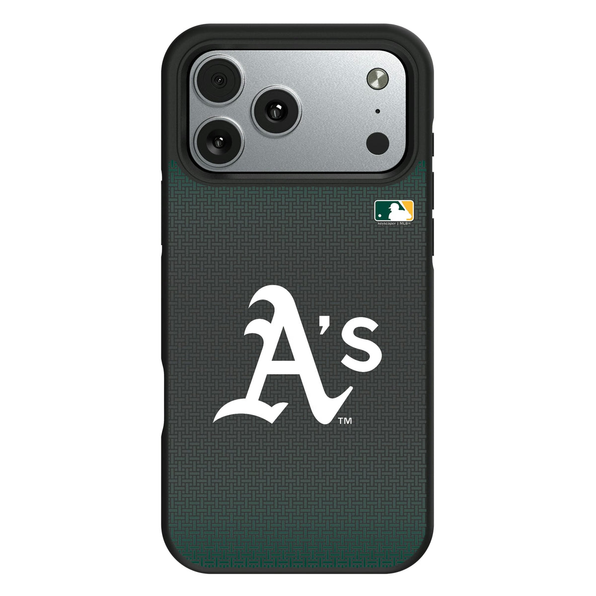 Oakland Athletics Linen Bump Phone Case for Apple iPhone 12
