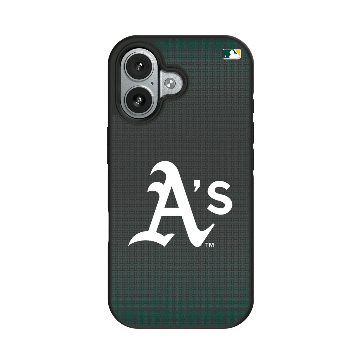 Oakland Athletics Linen Bump Phone Case for Apple iPhone 9