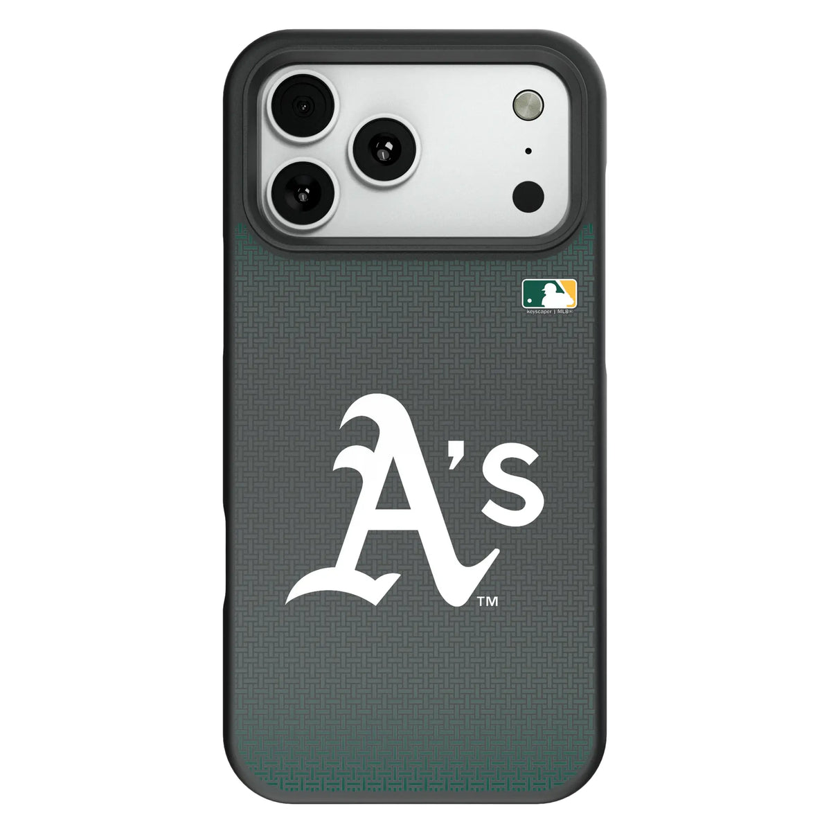 Oakland Athletics Linen Bump Phone Case for Apple iPhone 14