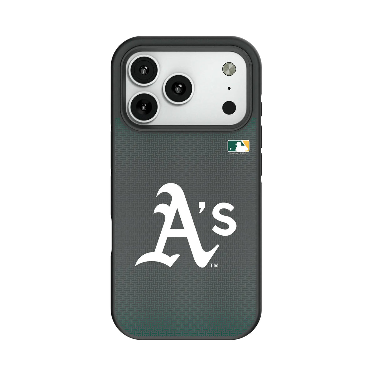 Oakland Athletics Linen Bump Phone Case for Apple iPhone 13