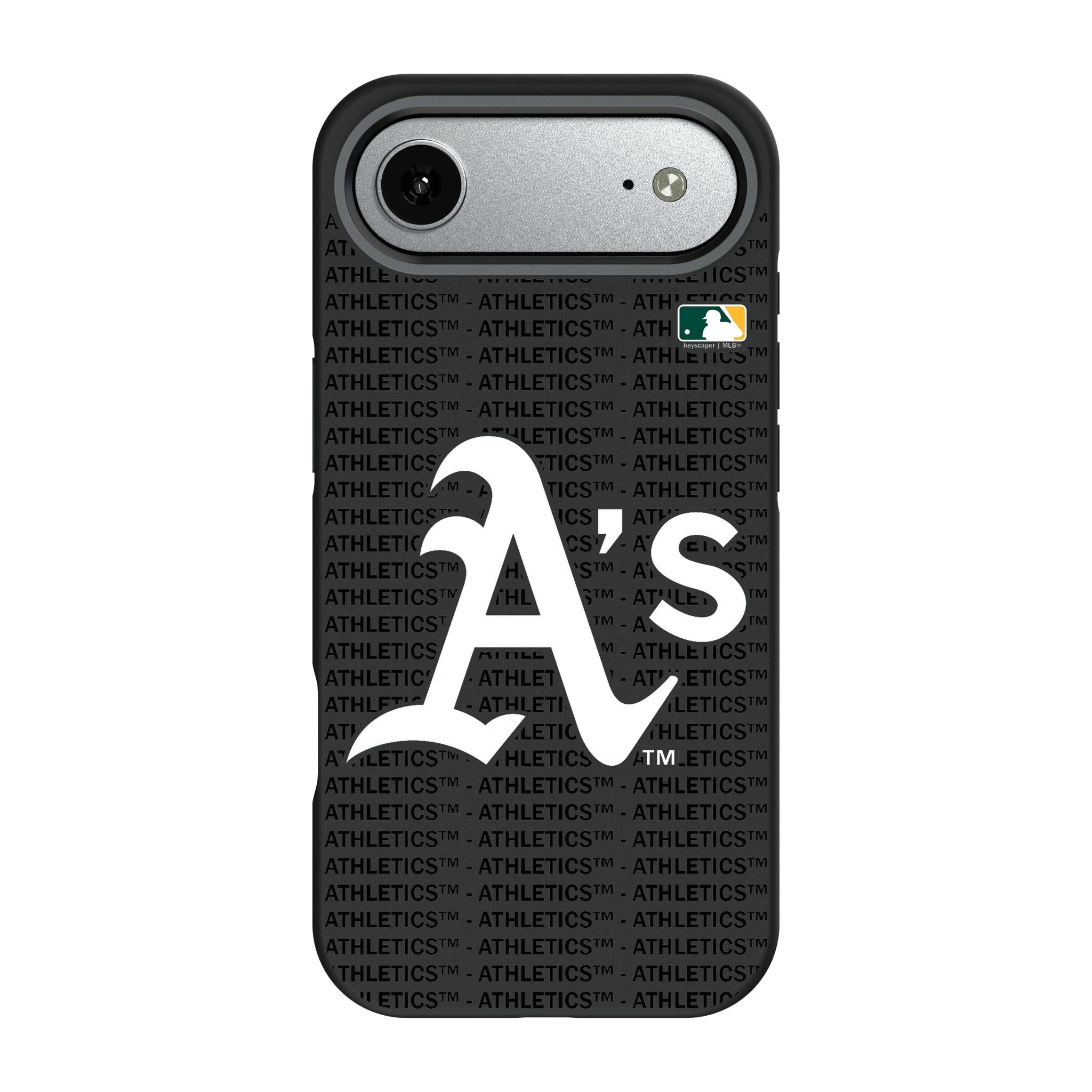 Oakland Athletics Text Backdrop Bump Phone Case for Apple iPhone 10