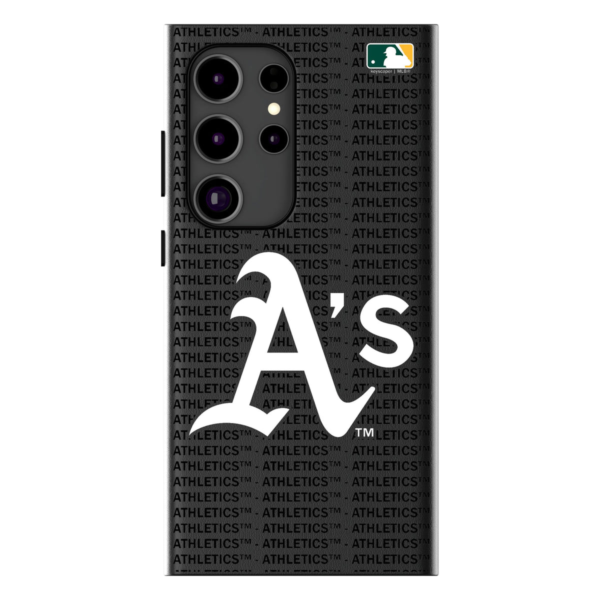 Oakland Athletics Text Backdrop MagSafe Compatible Phone Case for Samsung Galaxy 13