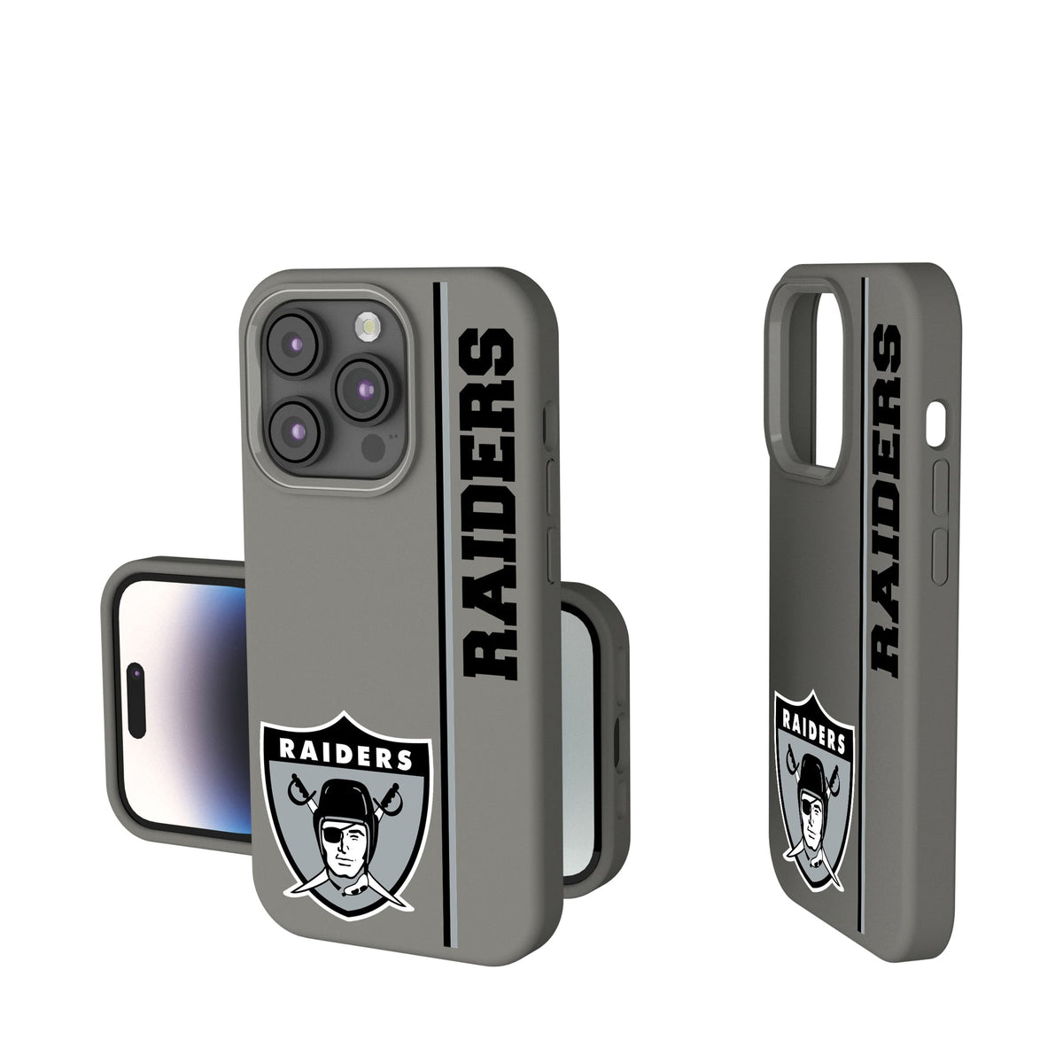 Oakland Raiders 1963 Historic Collection Sidebar Soft Touch Phone Case 8
