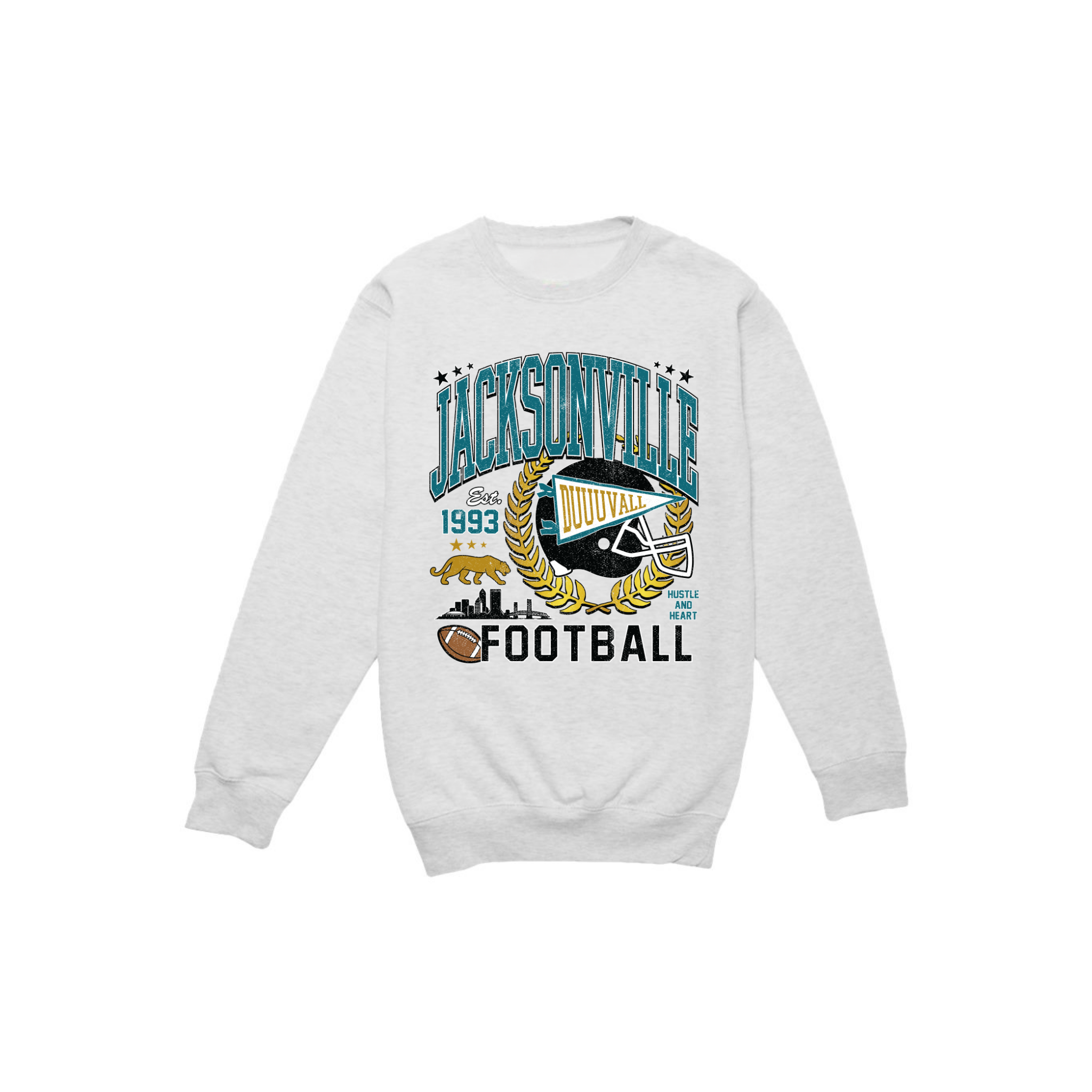 Jacksonville Football Sweatshirt | Duval Game Day Crewneck 2