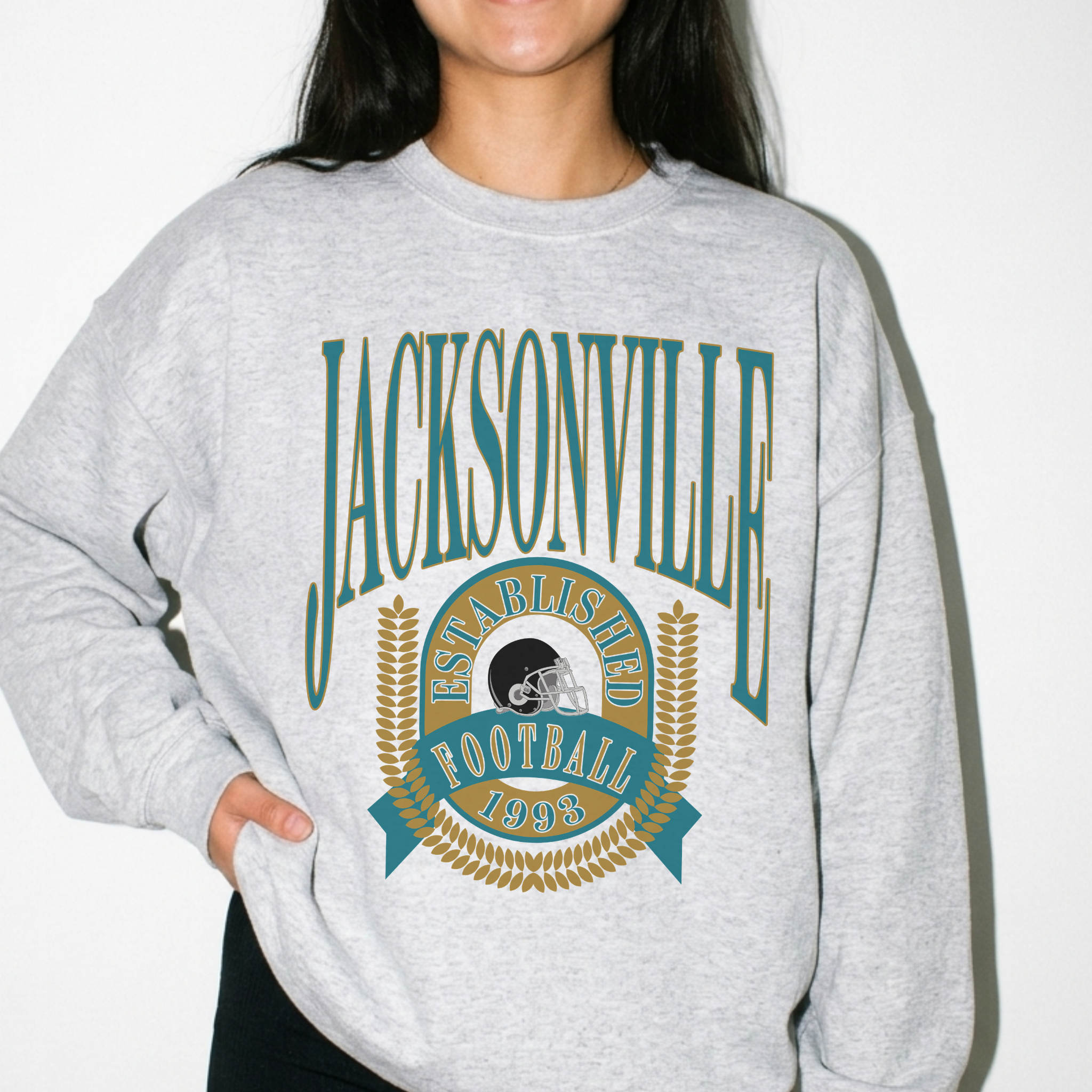 Jacksonville Retro Football Sweatshirt 1