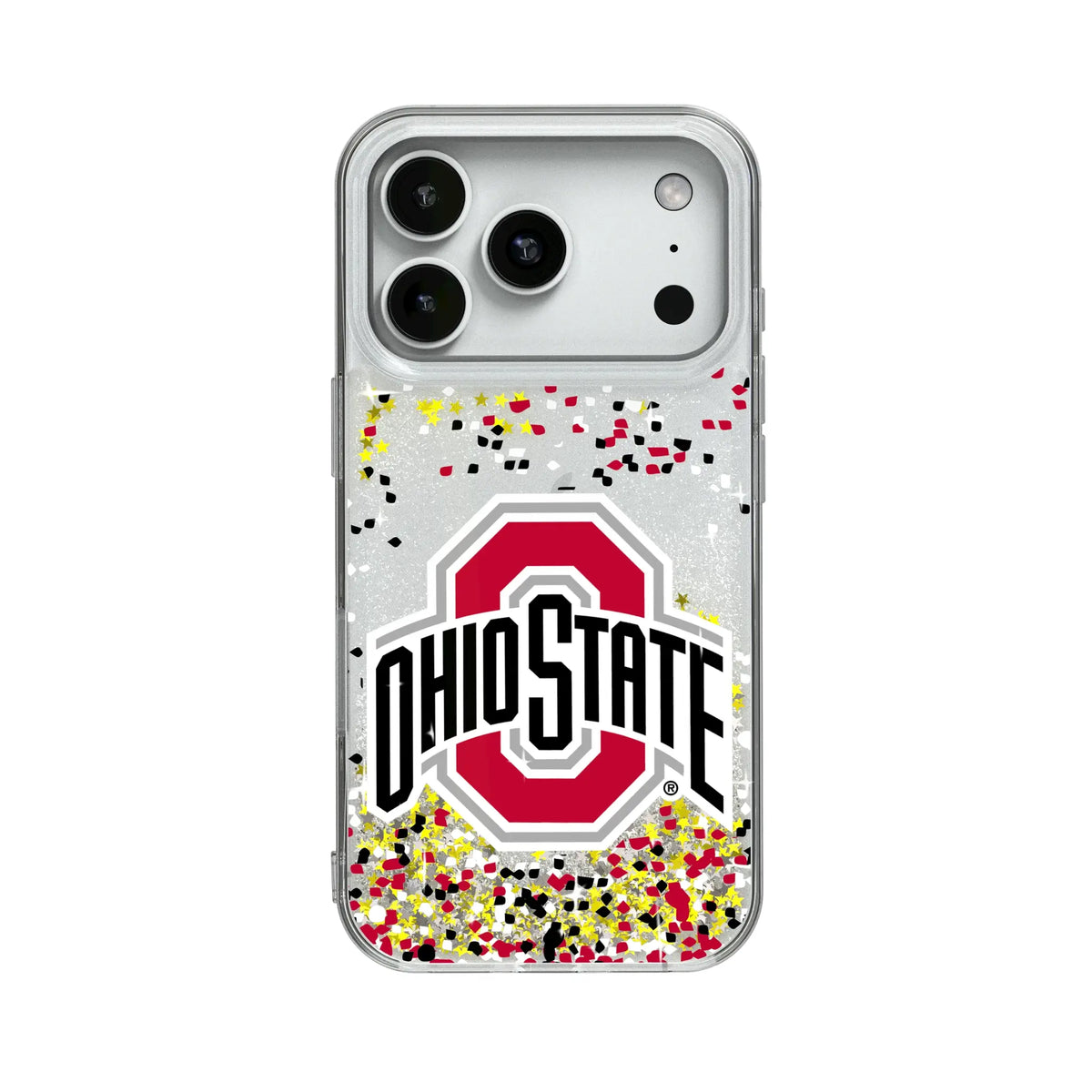 Ohio State University Buckeyes Confetti Glitter Phone Case 19