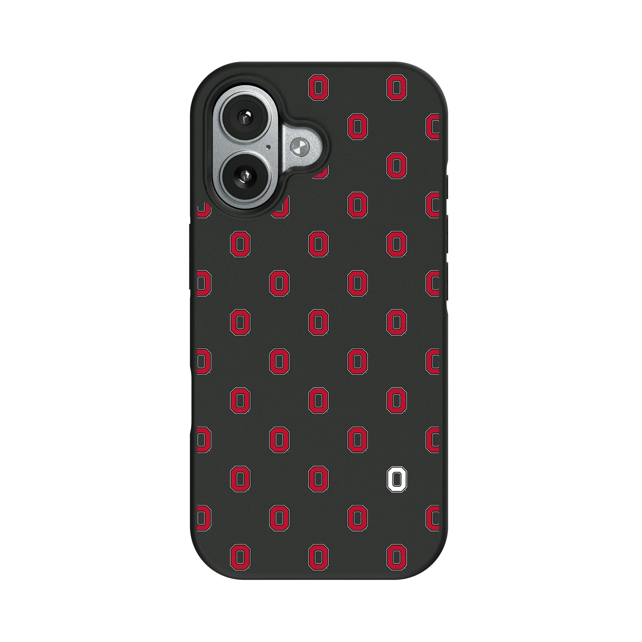 Ohio State University Buckeyes Fashion Pattern Bump Phone Case for Apple iPhone 9