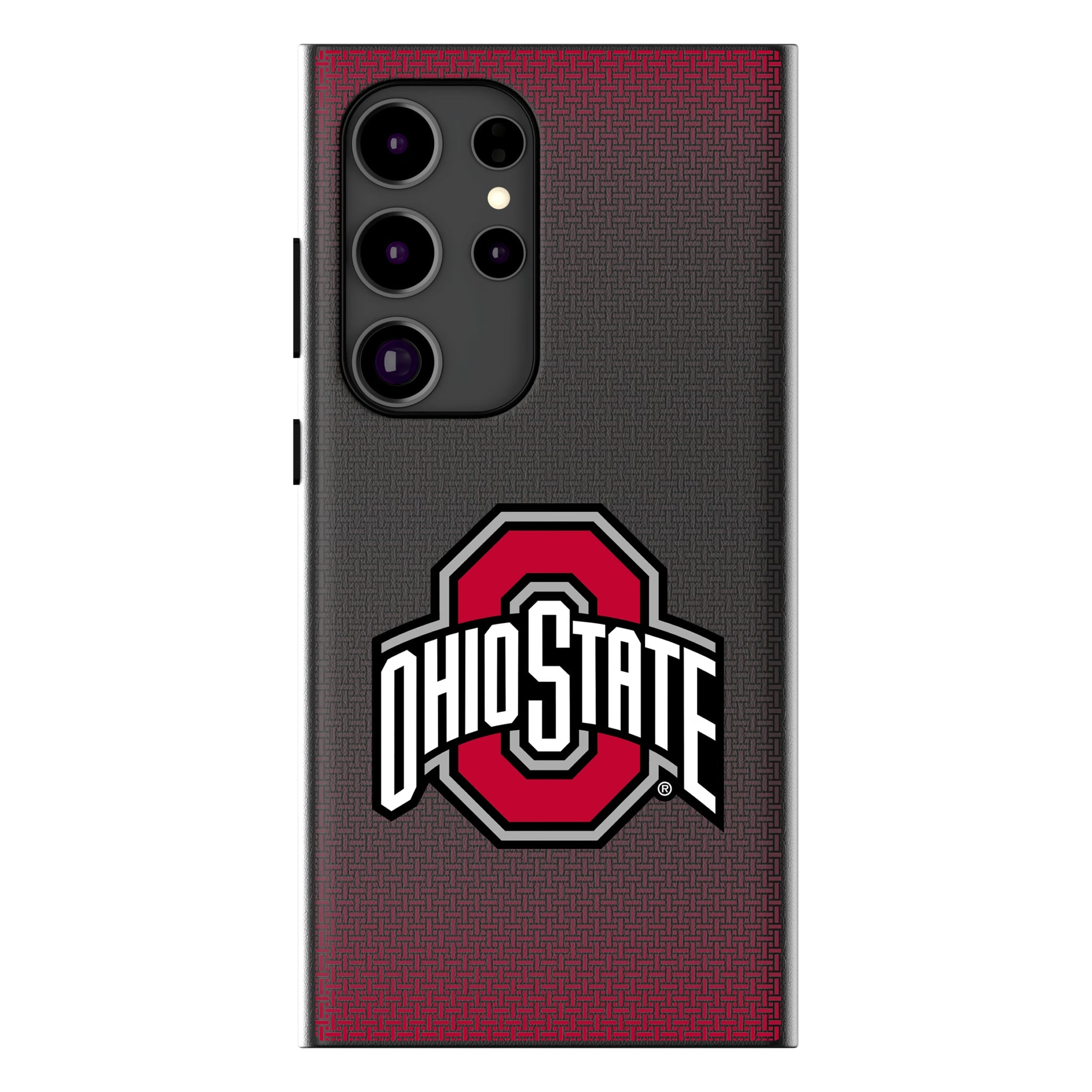 Ohio State University Buckeyes Linen MagSafe Compatible Phone Case for Samsung Galaxy 17