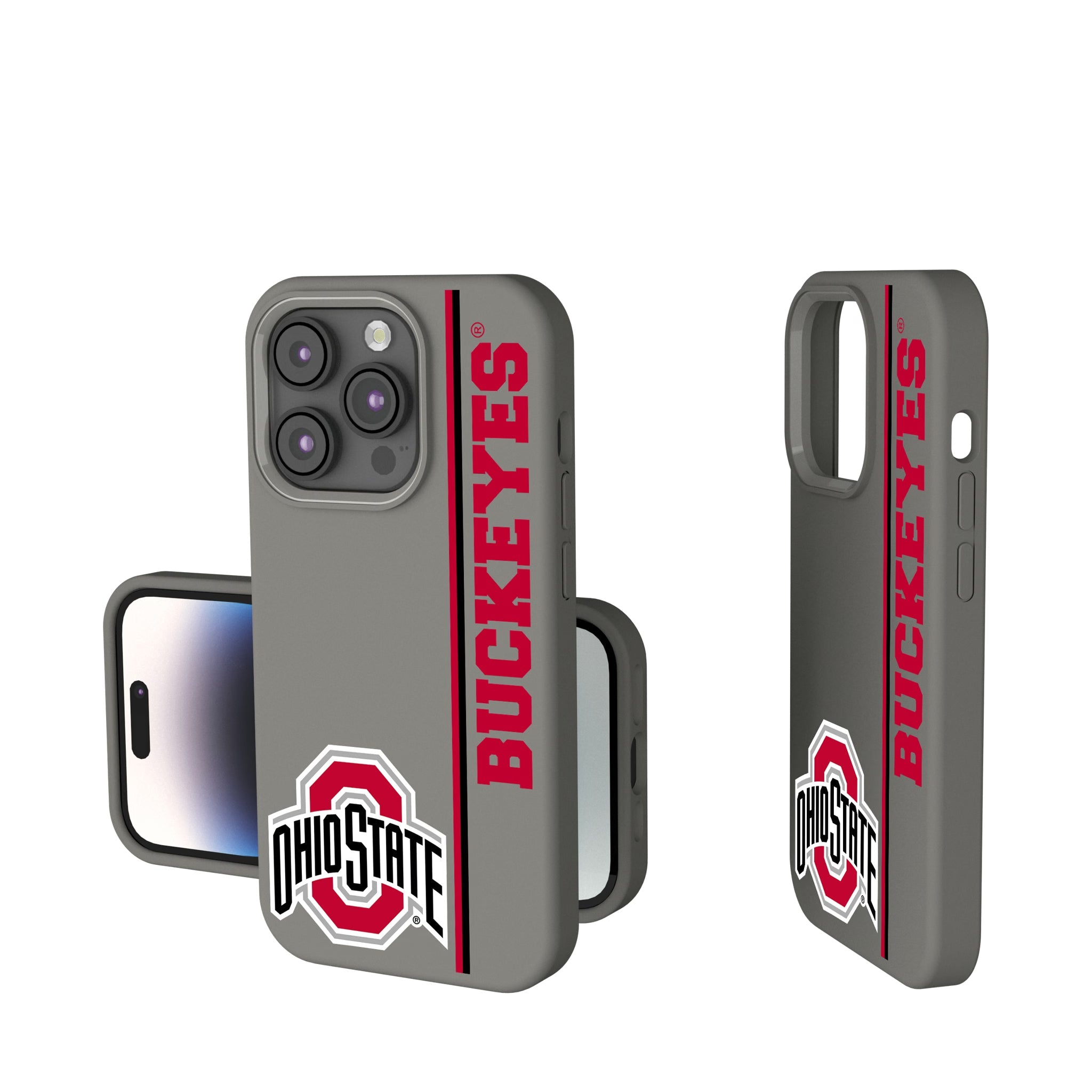 Ohio State University Buckeyes Sidebar Soft Touch Phone Case 15