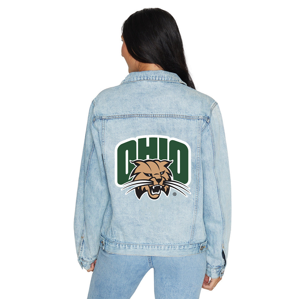 Ohio Bobcats Logo Denim Jacket | lojobands