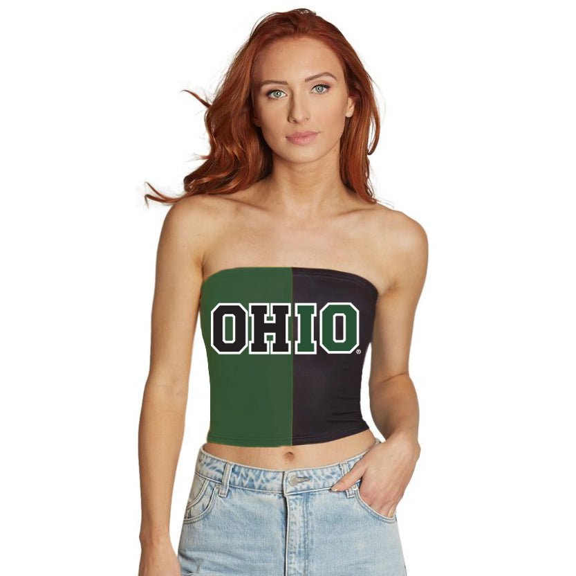 Ohio Bobcats Two Tone Tube Top | lojobands