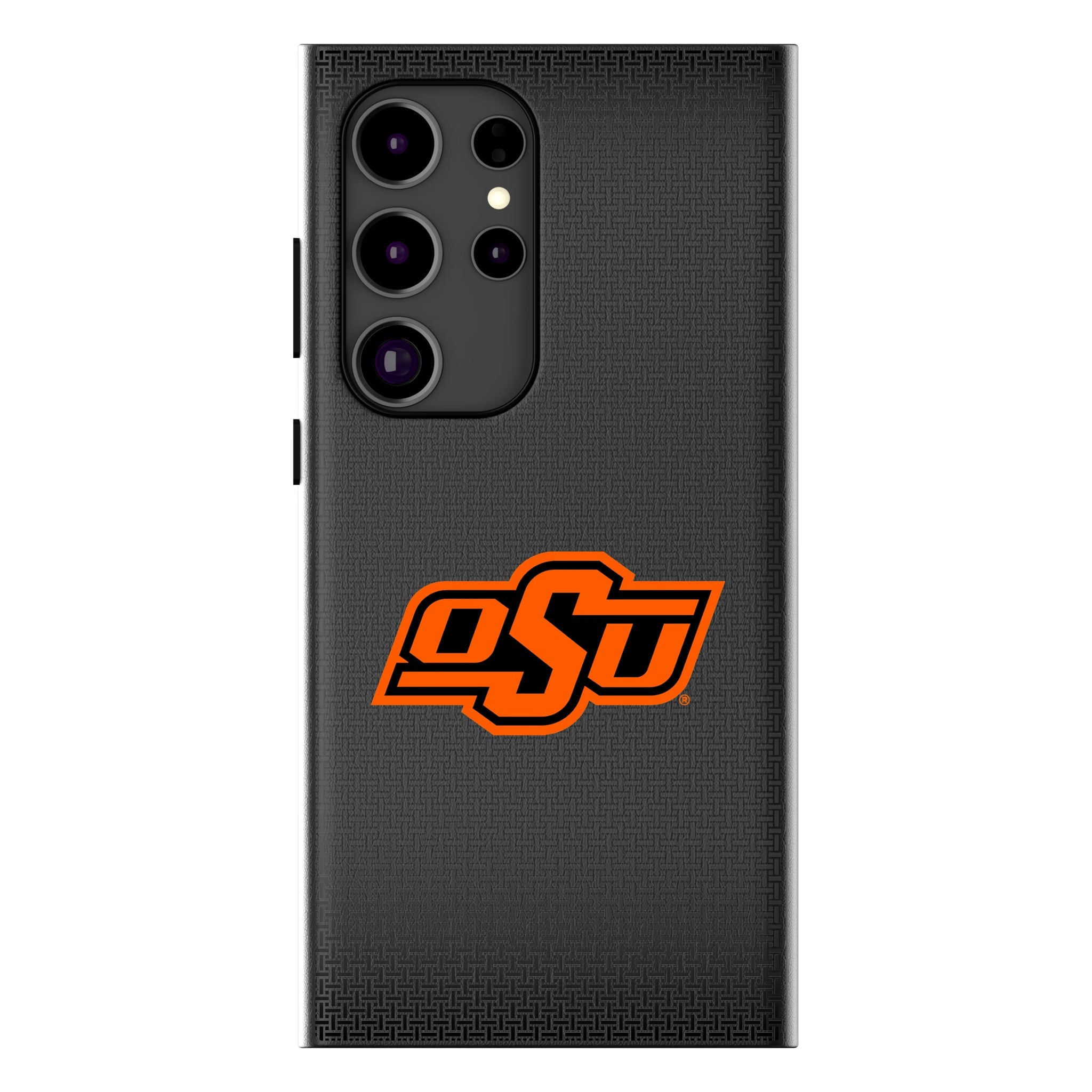 Oklahoma State University Cowboys Linen MagSafe Compatible Phone Case for Samsung Galaxy 12