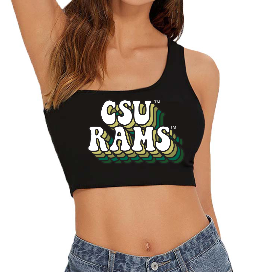 Colorado State One Shoulder Top | lojobands 3