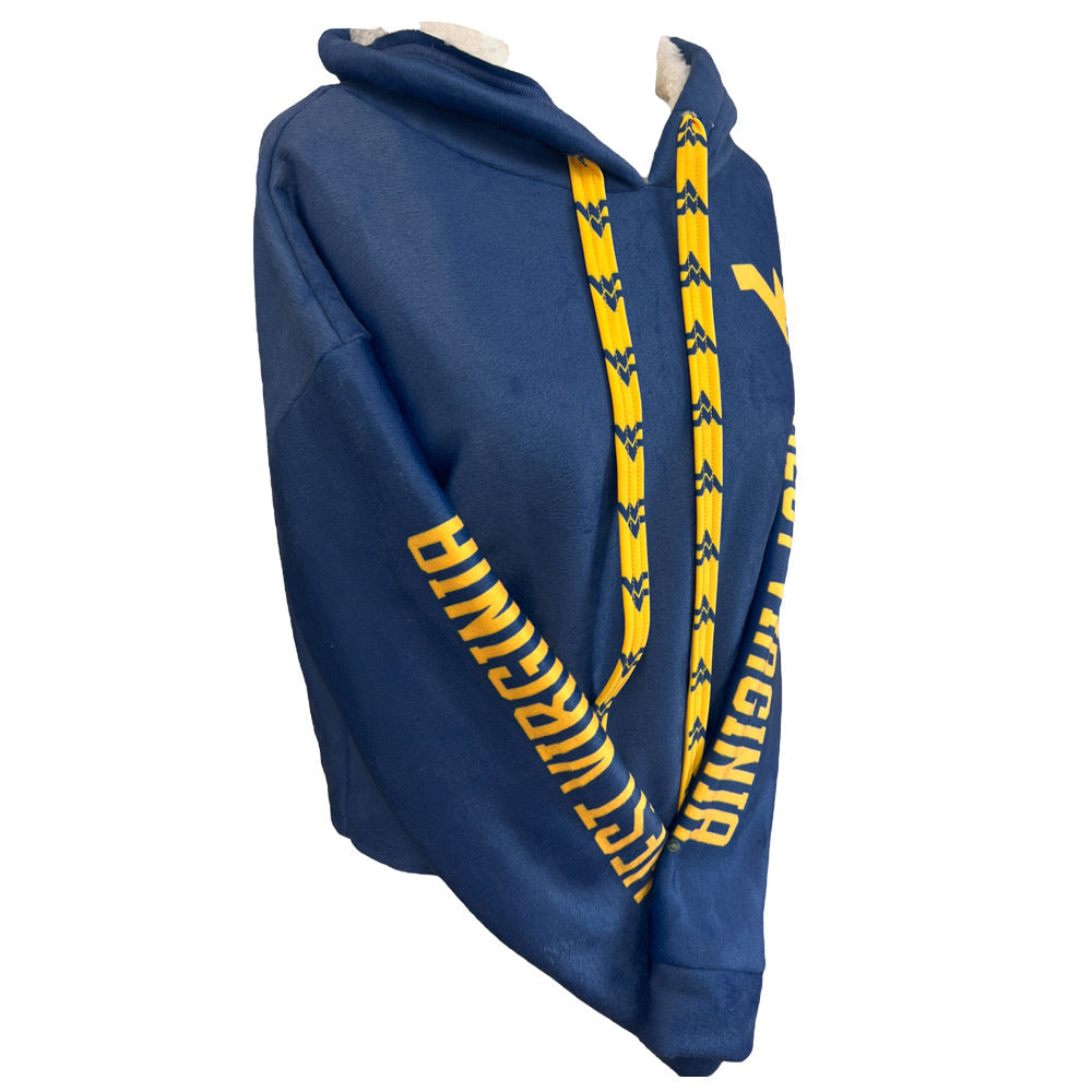 West Virginia Mountaineers Varsity Furry Hoodie 6