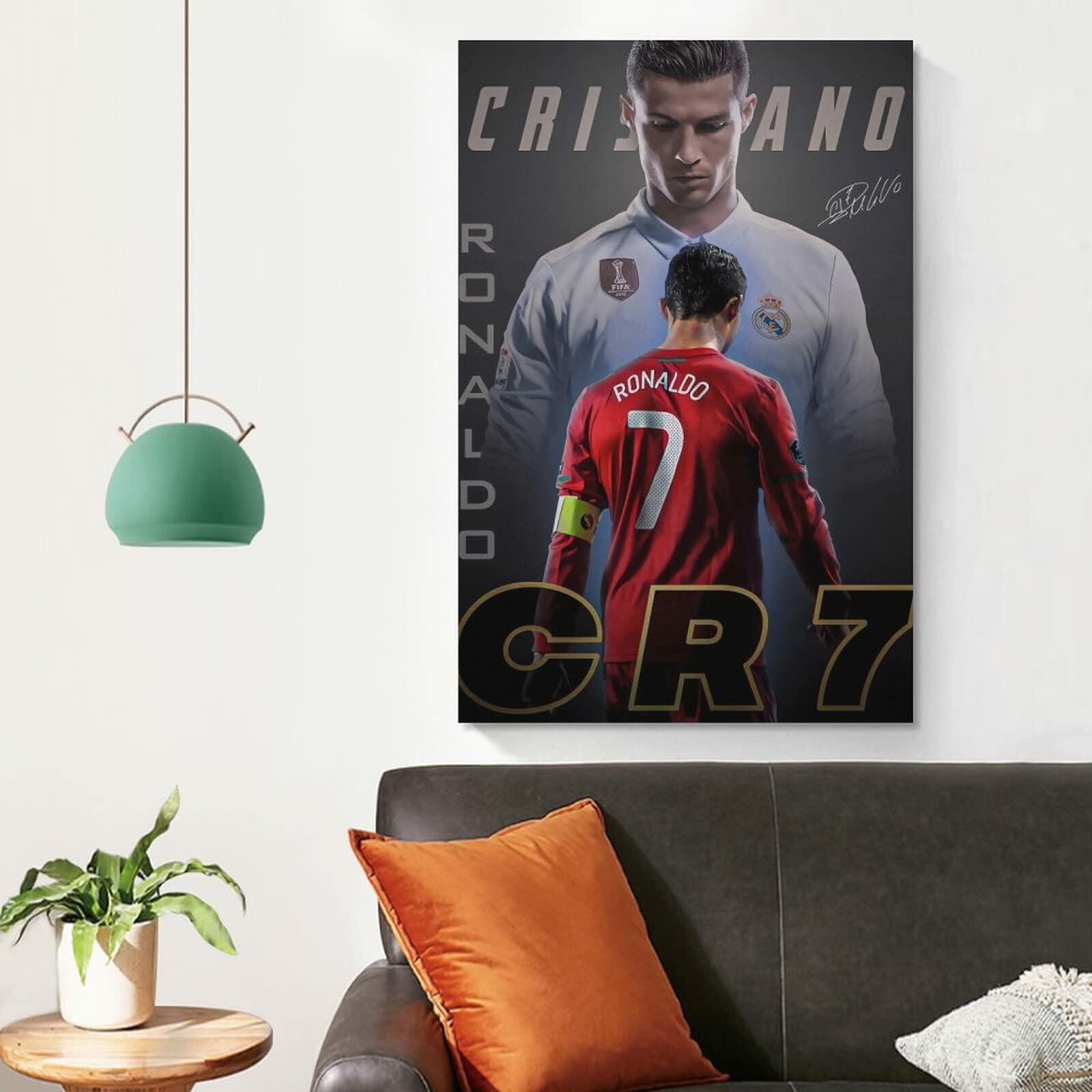 fhzang Kylian Mbappé Canvas Poster Sport Modern 12x18 inches Unframed 4
