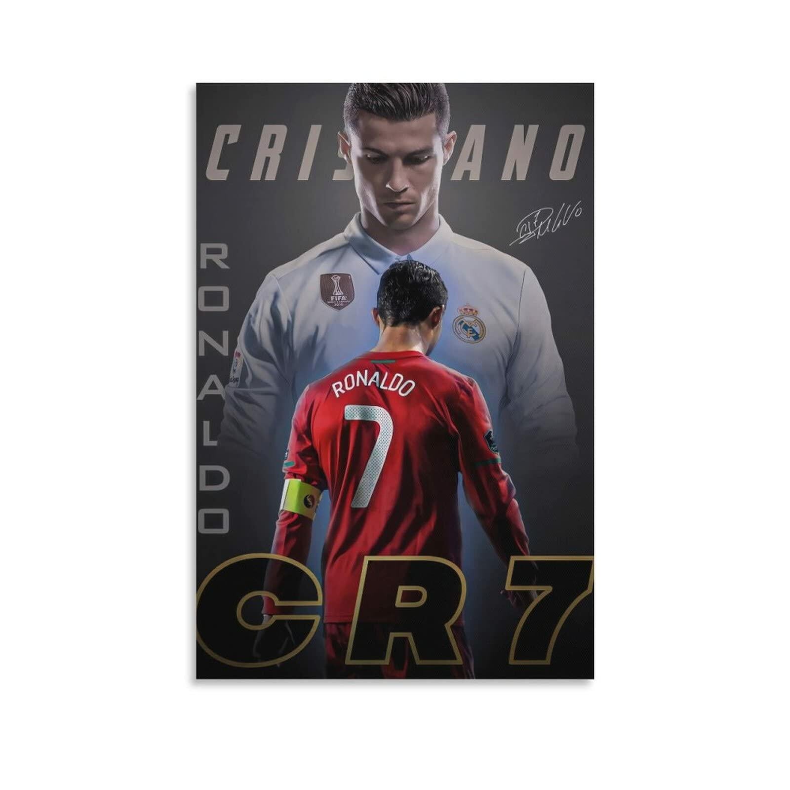 fhzang Cristiano Ronaldo Poster 3 Canvas Poster Unframed: 16x24 inches (40x60cm) 1
