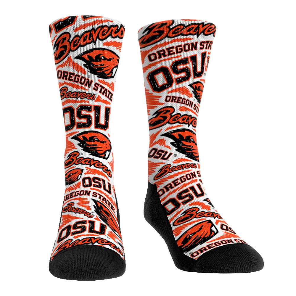 Oregon State Beavers - Logo Sketch | Rock 'Em Socks 1