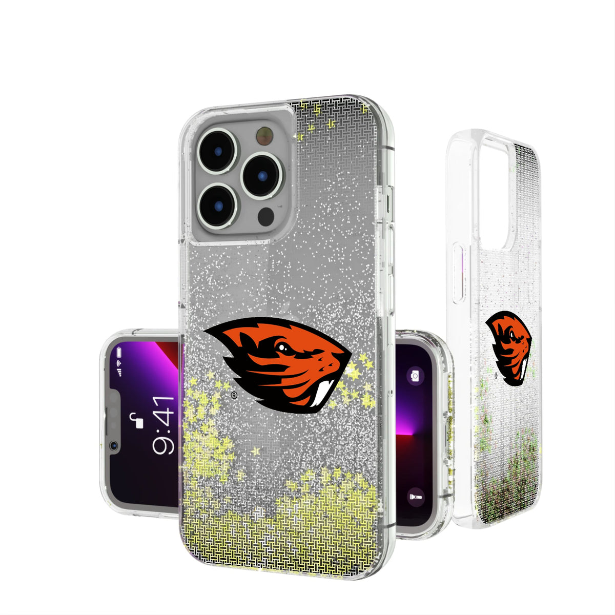 Oregon State University Beavers Linen Glitter Phone Case 10