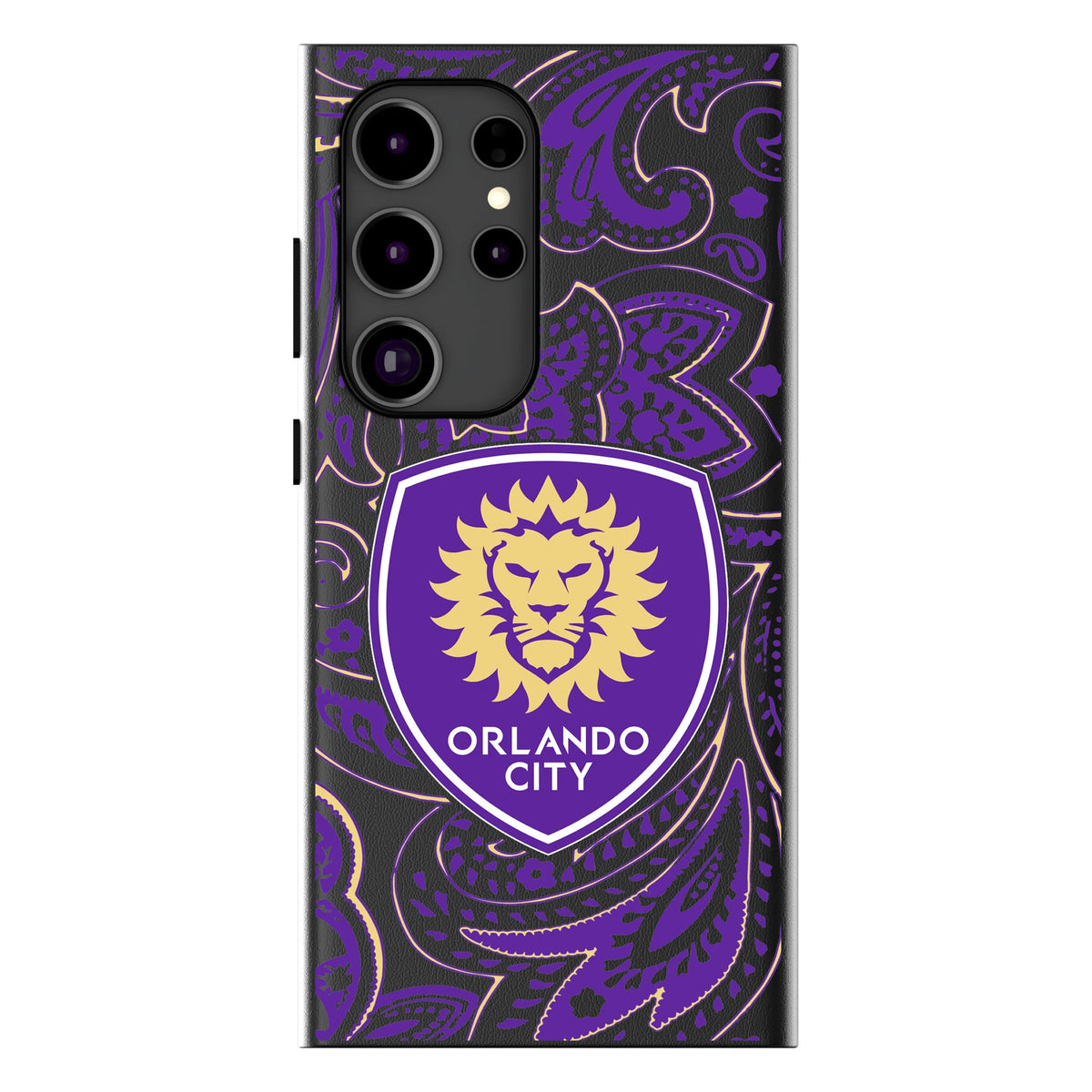 Orlando City Soccer Club Paisley MagSafe Compatible Phone Case for Samsung Galaxy 10
