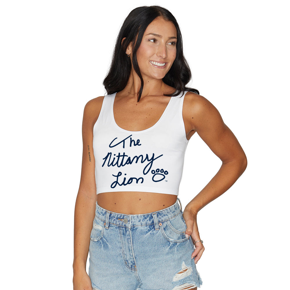 Penn State Nittany Lion Signature Crop Tank | lojobands