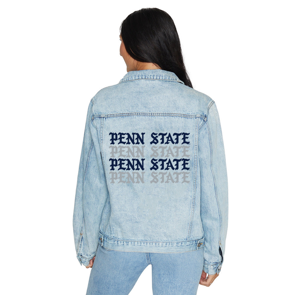 Penn State Gothic Denim Jacket | lojobands 1