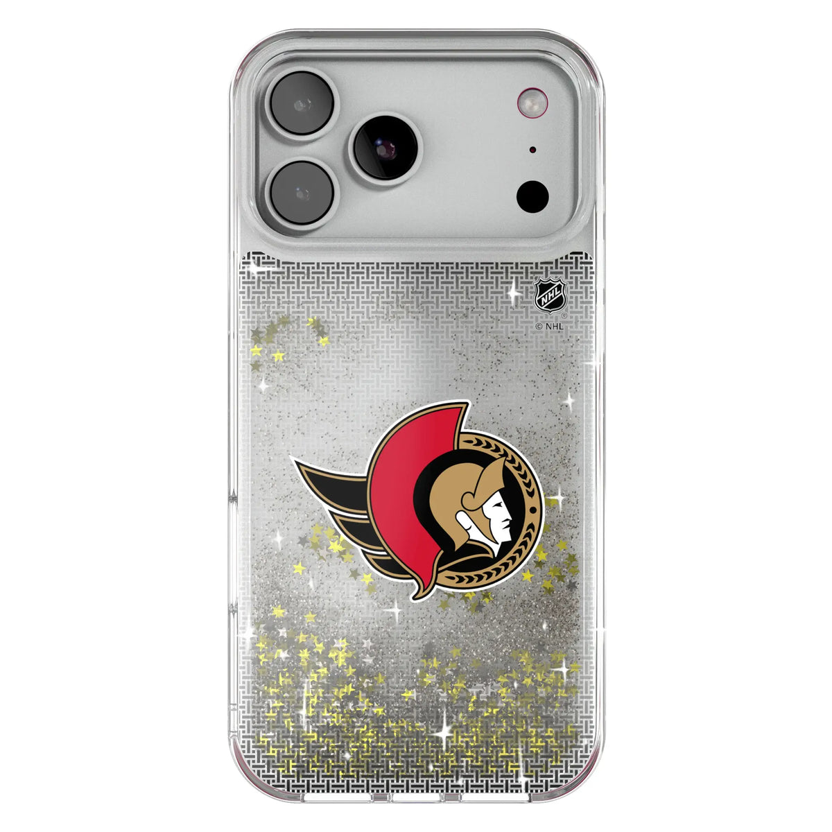 Ottawa Senators Linen Glitter Phone Case 19