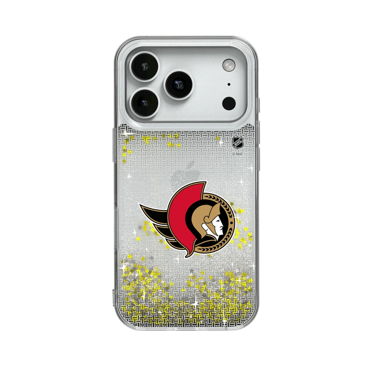 Ottawa Senators Linen Glitter Phone Case 18