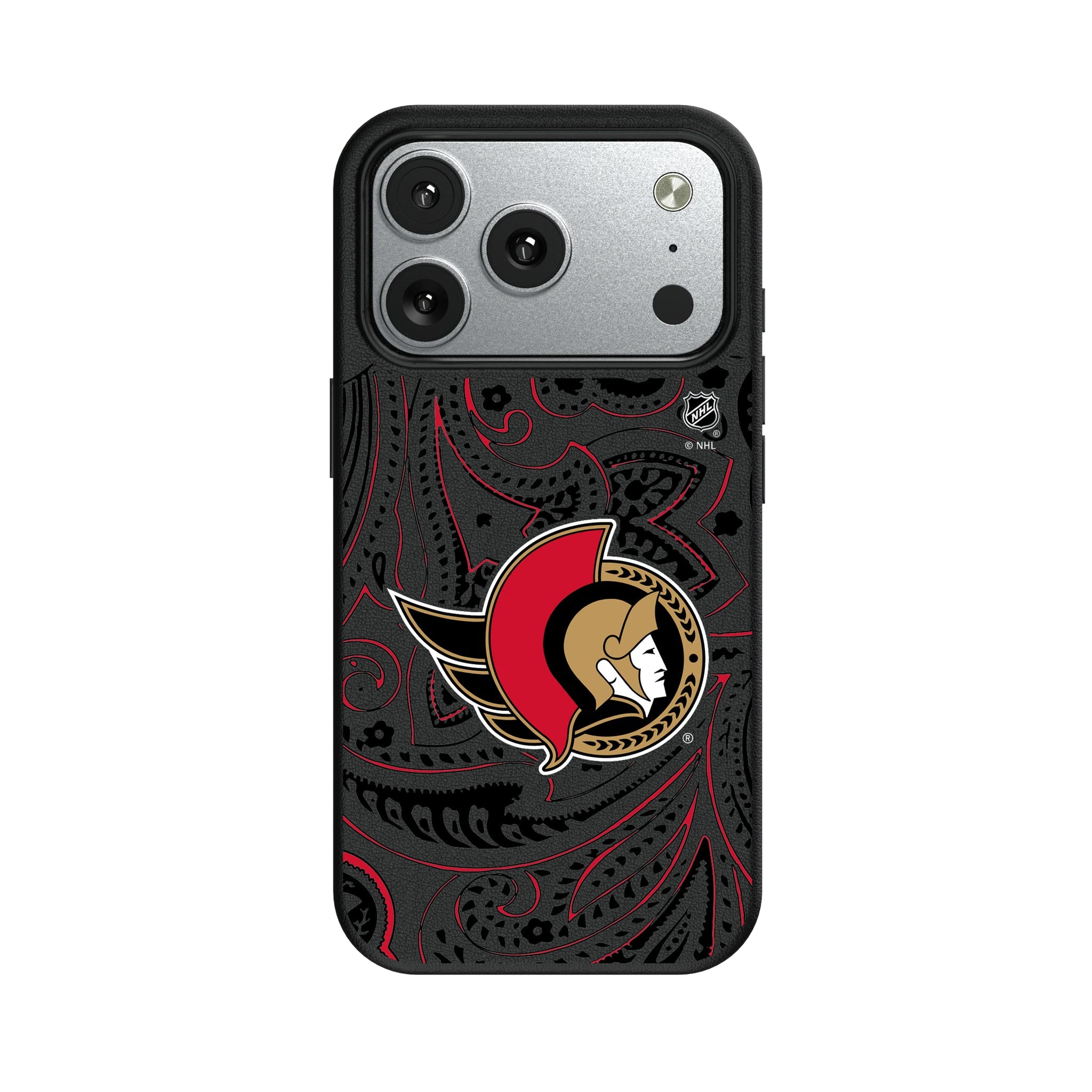 Ottawa Senators Paisley MagSafe Compatible Phone Case for Apple iPhone 9