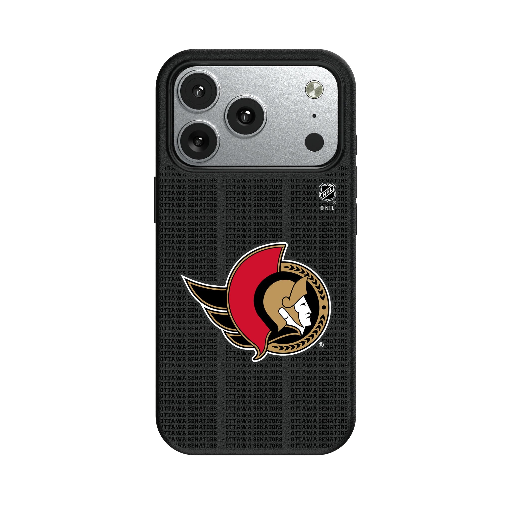 Ottawa Senators Text Backdrop MagSafe Compatible Phone Case for Apple iPhone 9