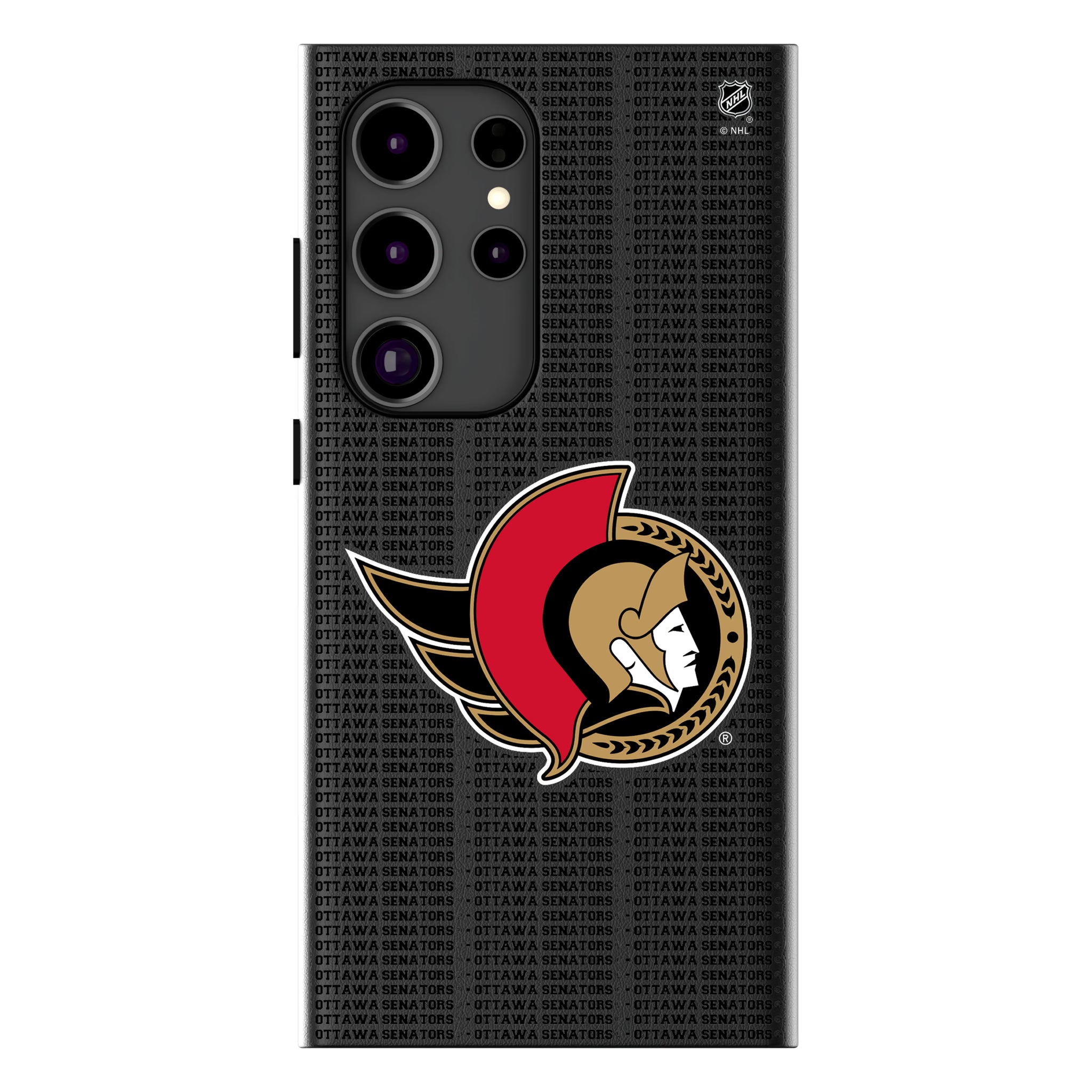 Ottawa Senators Text Backdrop MagSafe Compatible Phone Case for Samsung Galaxy 15