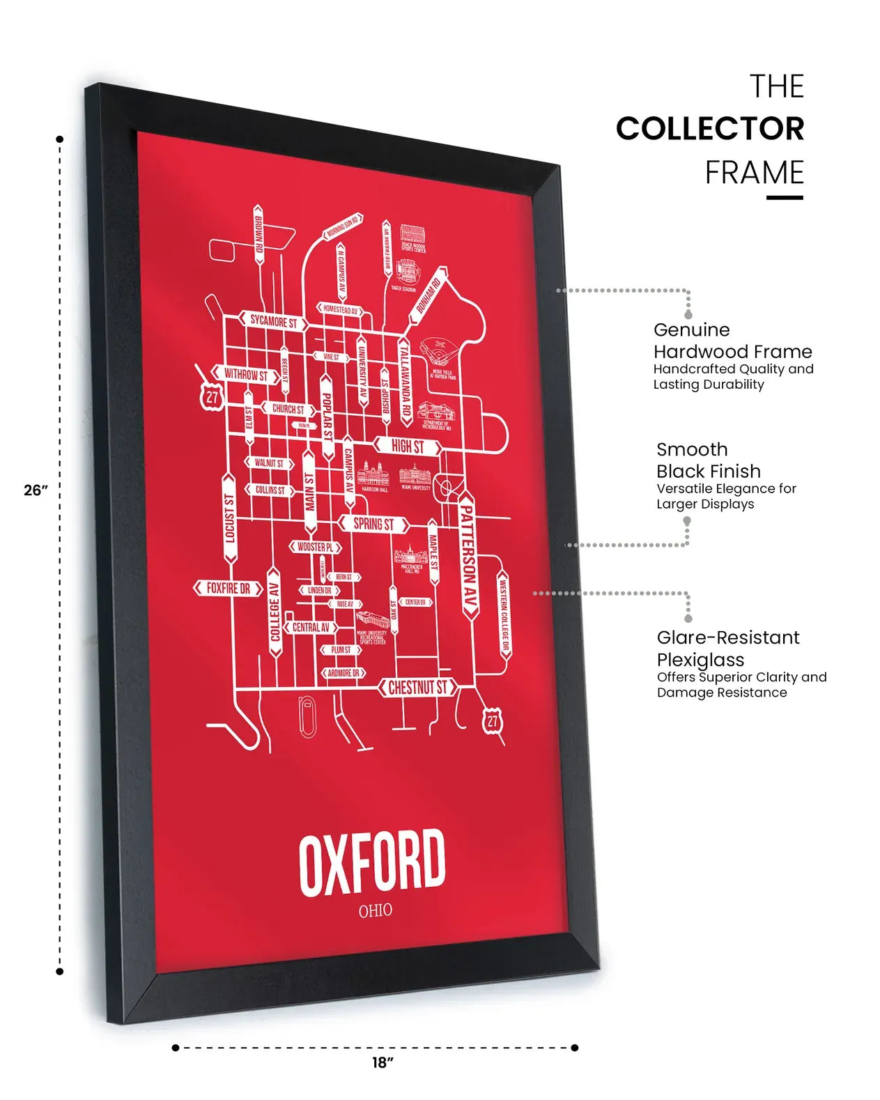 Oxford, Ohio street map 12