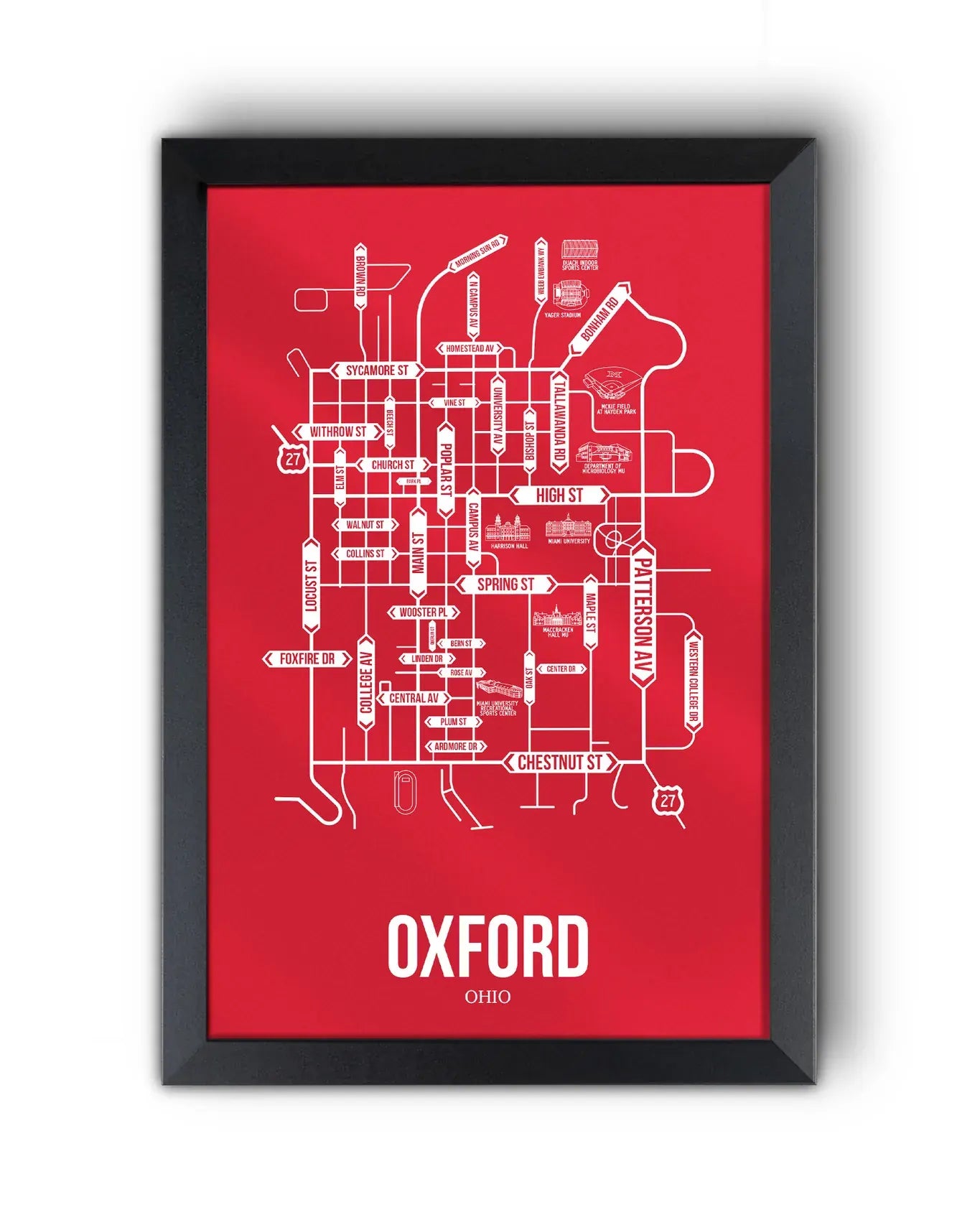 Oxford, Ohio street map 10