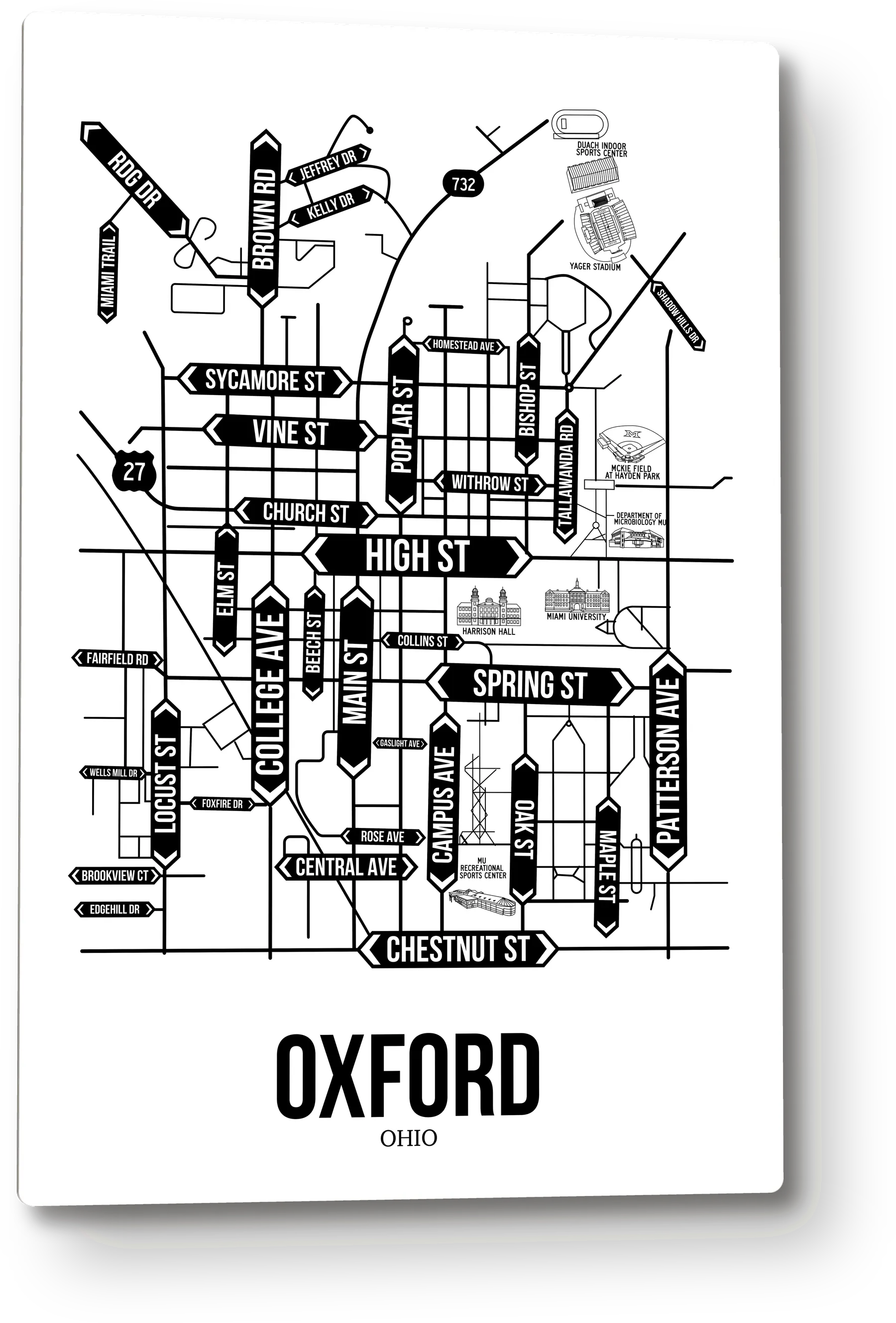 Oxford, Ohio street map 8