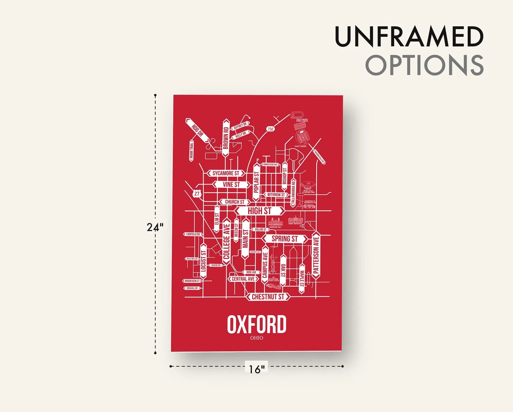 Oxford, Ohio street map 18